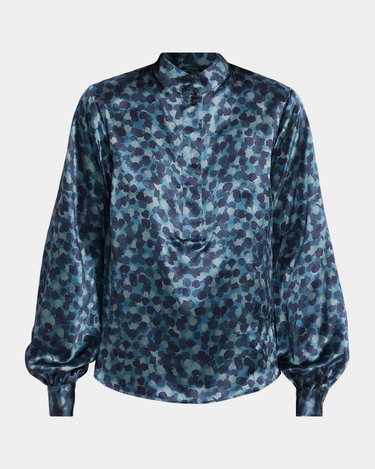 Silk Henley Top by Kiton