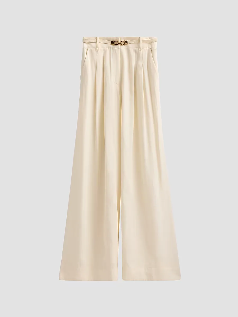 Belted Wide Leg Pants by Zimmermann