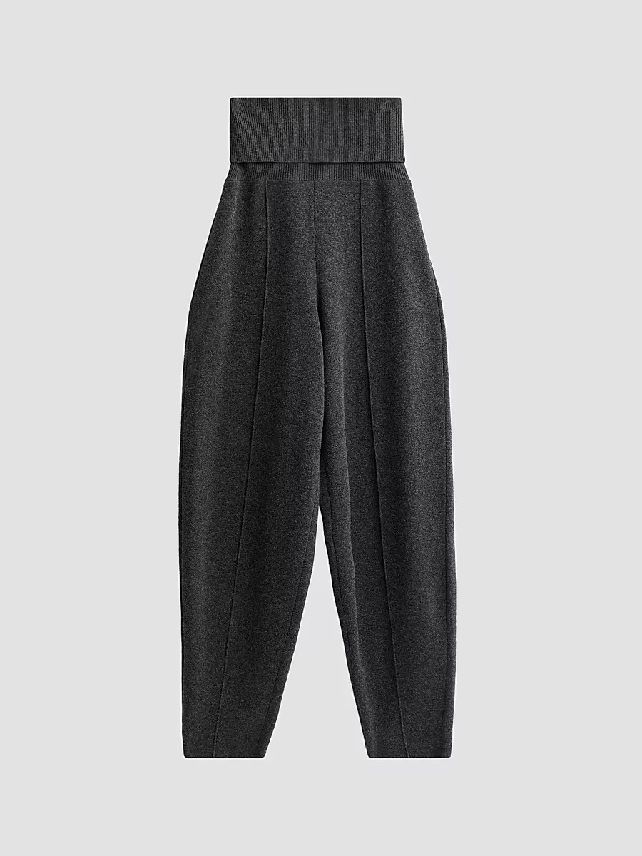 Valiant Knit Barrel-Leg Pants by Zimmermann