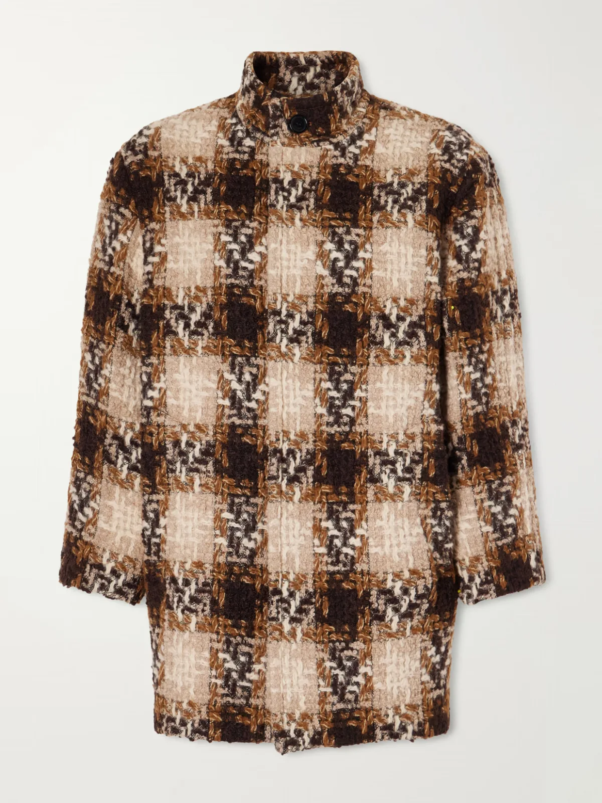 Checked Wool-Blend Tweed Jacket by SAINT LAURENT