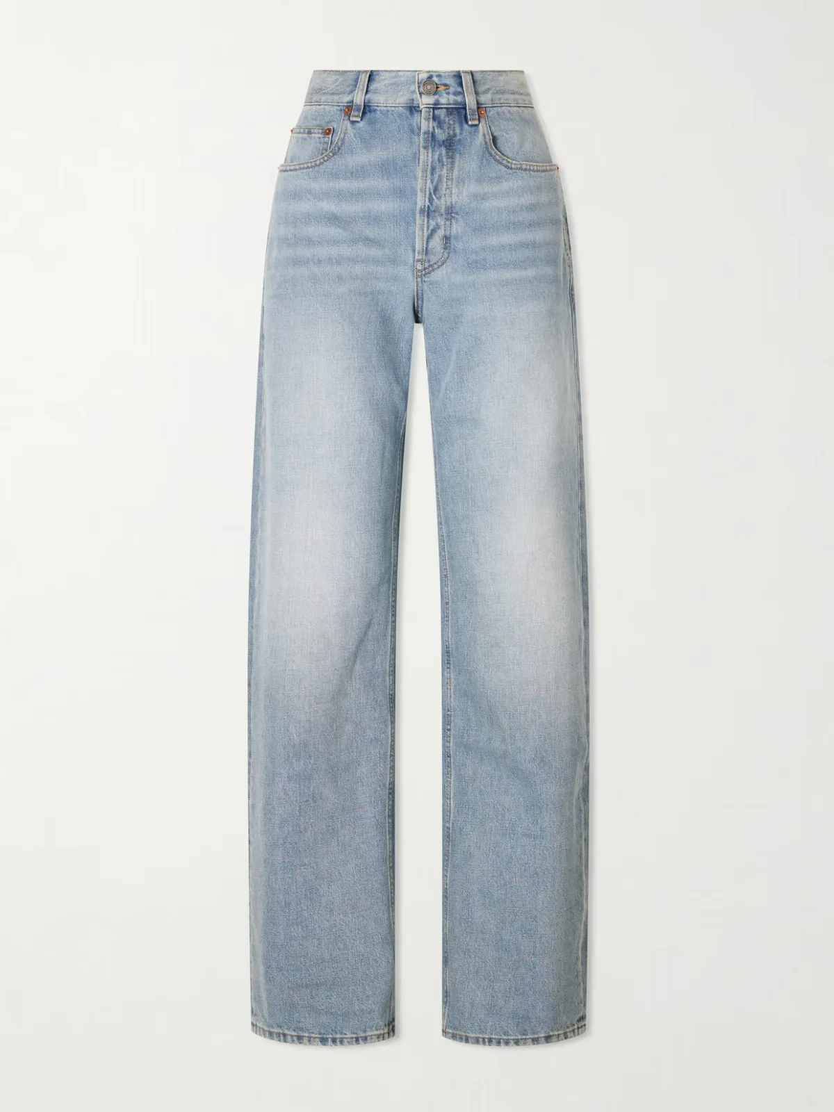 Neo 90s High-Rise Straight-Leg Jeans by SAINT LAURENT