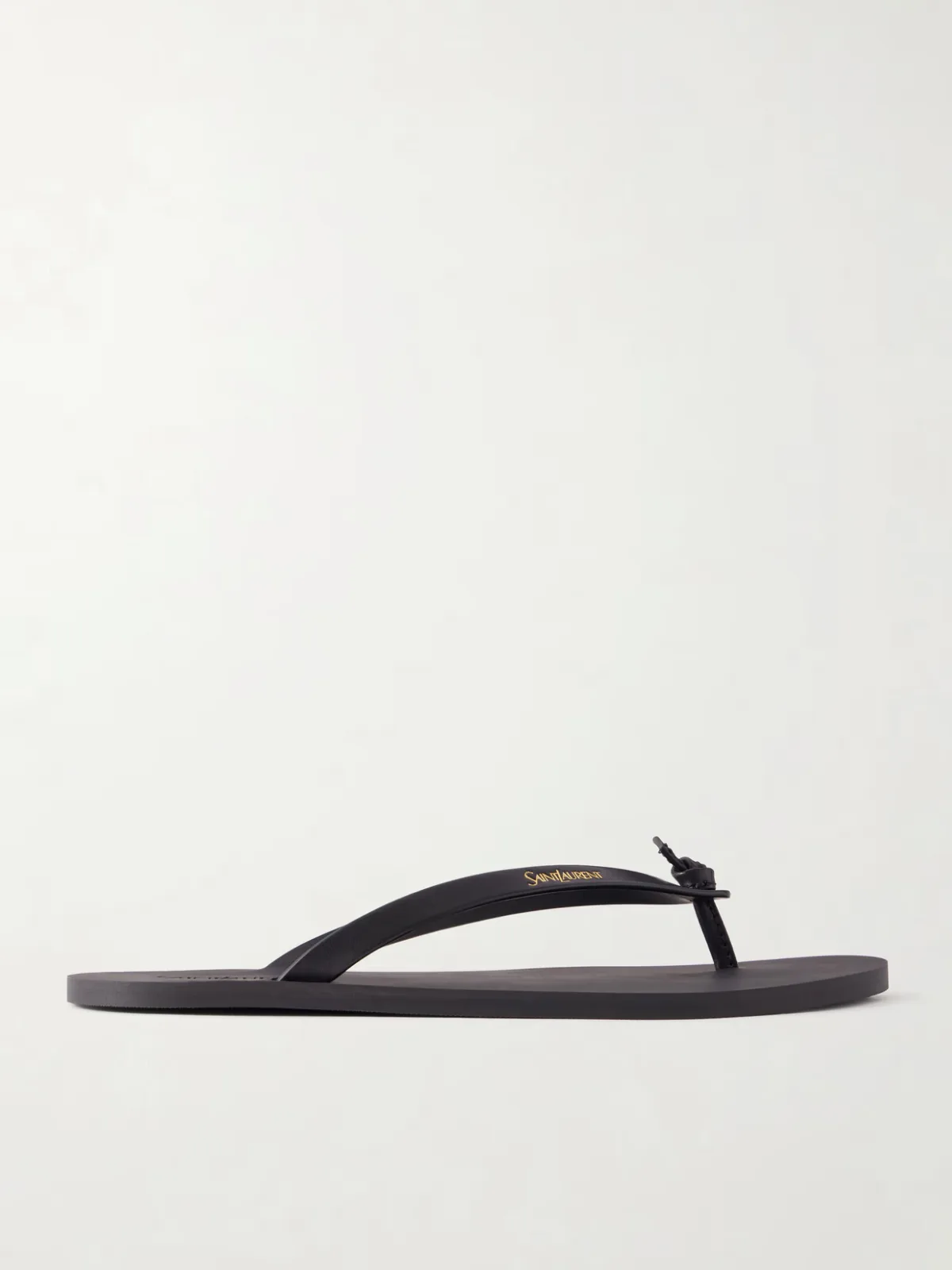 Pool Leather Flip-Flops by SAINT LAURENT