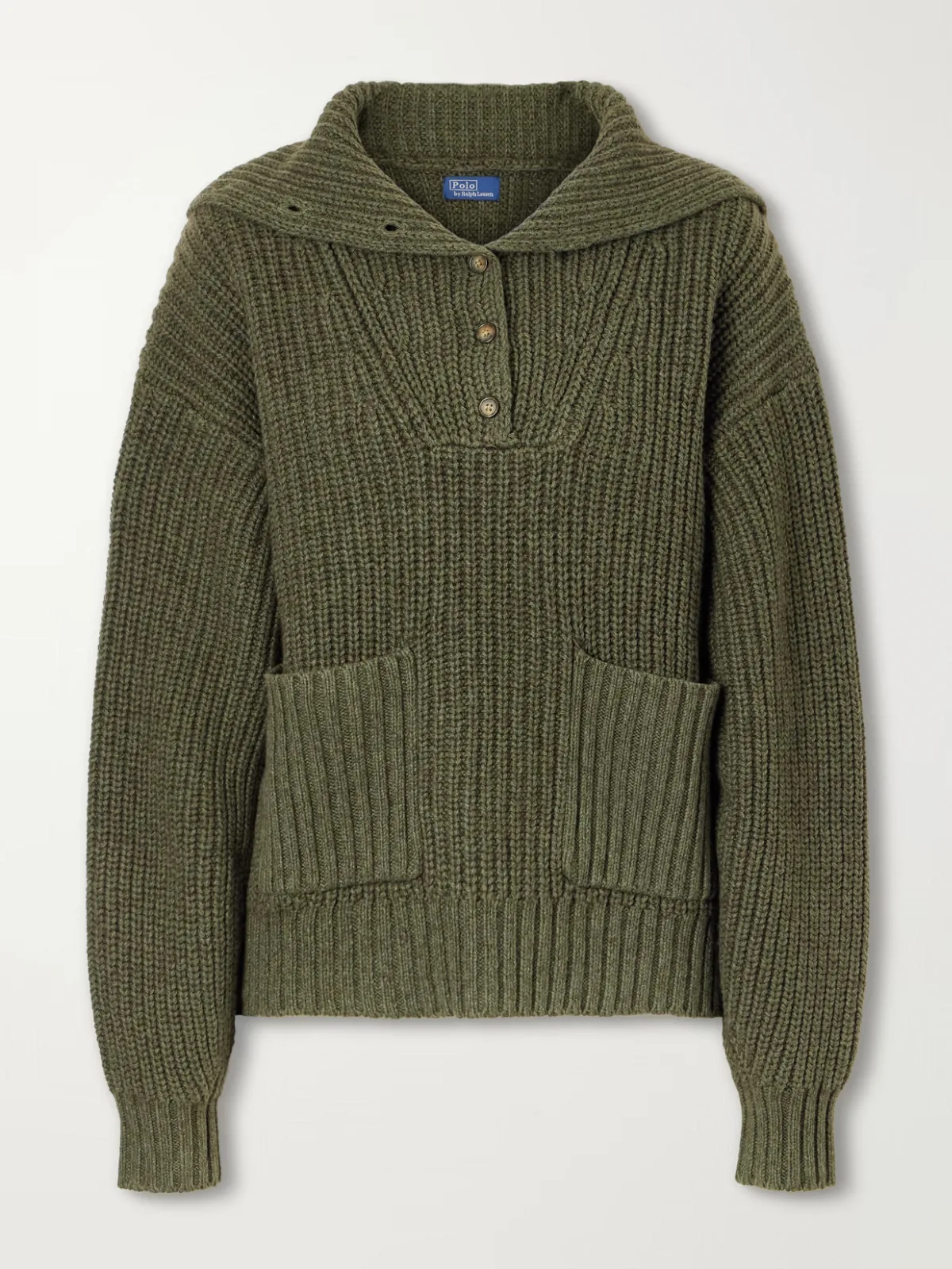 Cotton and Wool-Blend Sweater by Polo Ralph Lauren