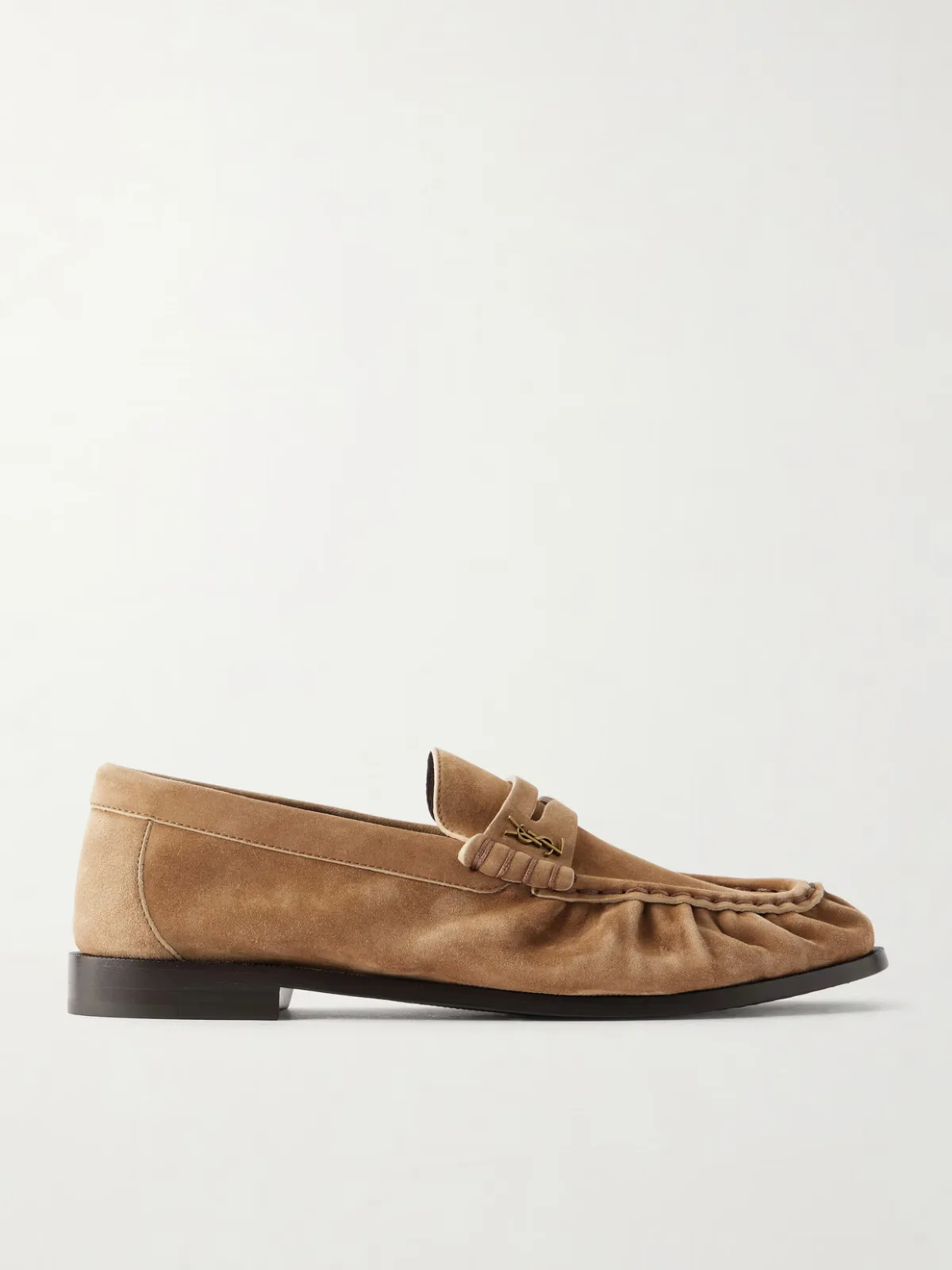 Le Loafer Cassandre-Embellished Suede Loafers