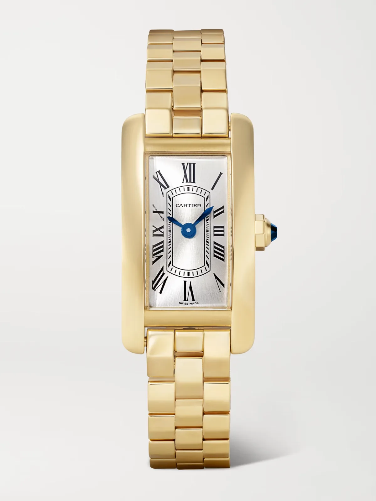 Tank Américaine Small Quartz-Movement 18-Karat Gold Watch by Cartier