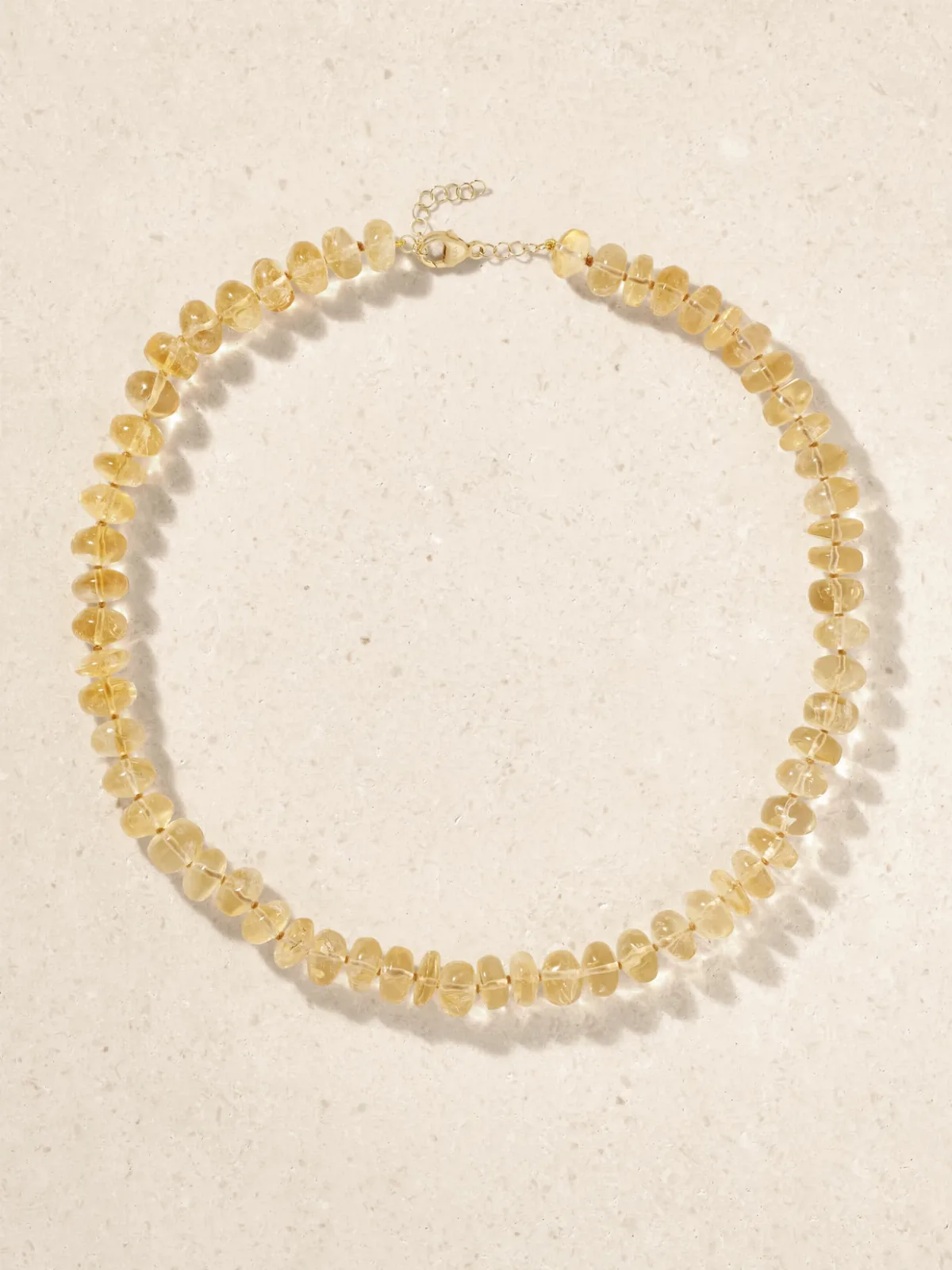 14-Karat Gold Citrine Necklace by JIA JIA