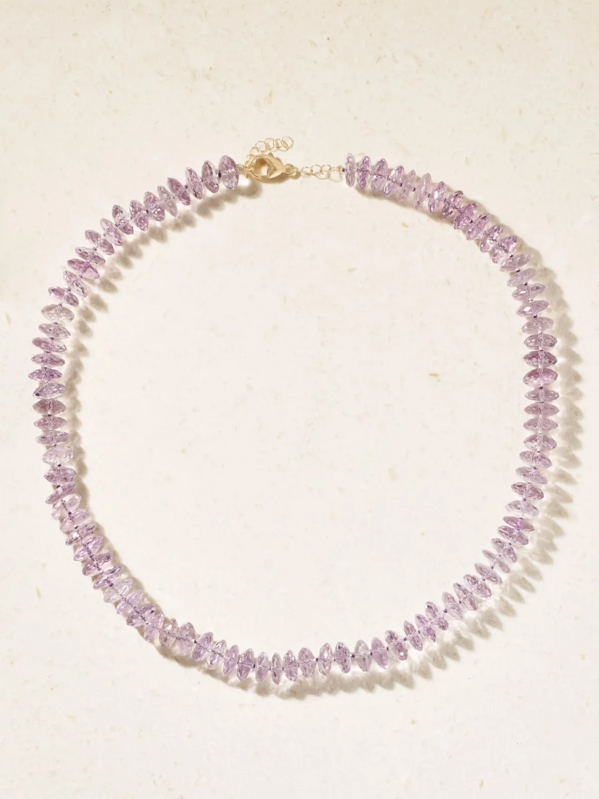 Candy 14-Karat Gold Amethyst Necklace by JIA JIA