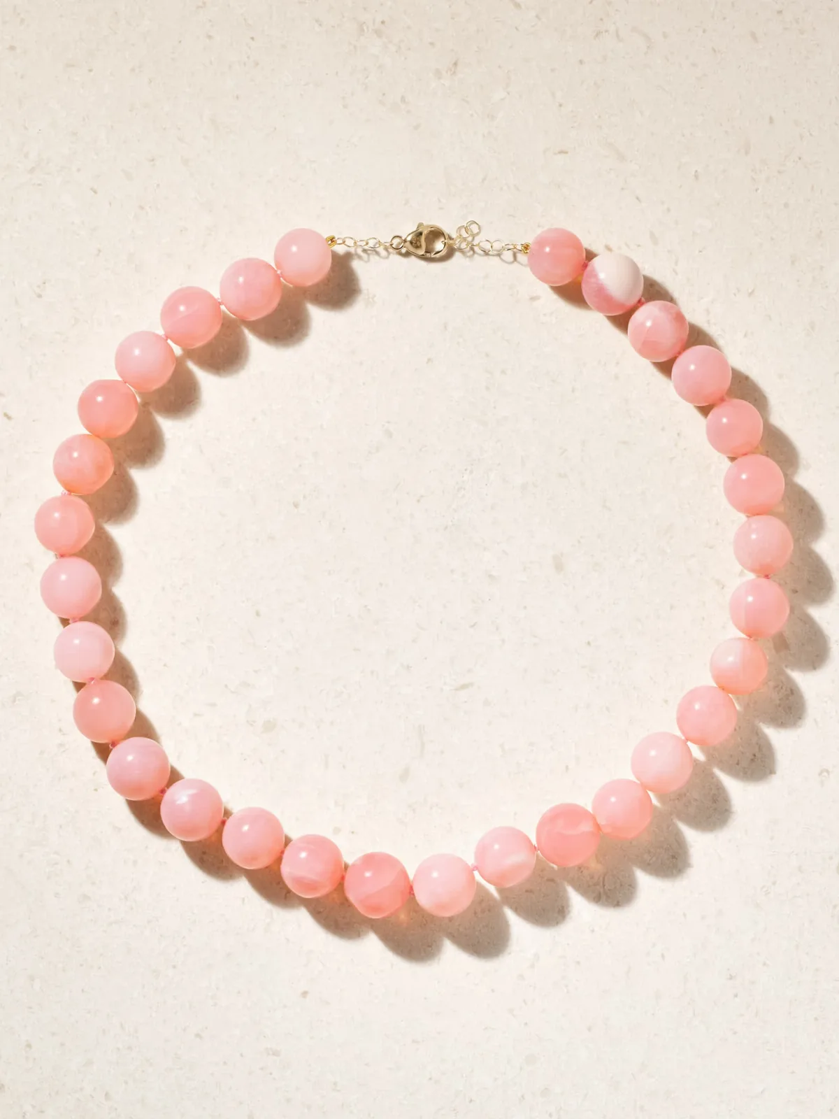 Oracle 14-Karat Gold Opal Beaded Necklace by JIA JIA
