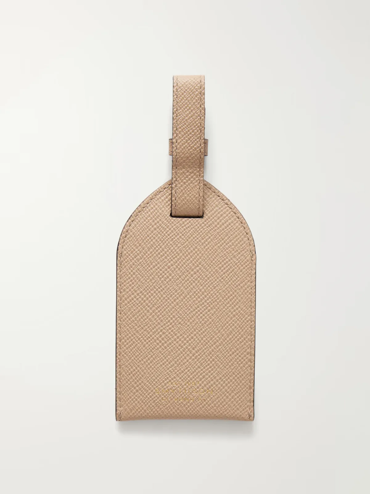 Panama Leather Luggage Tag by Smythson