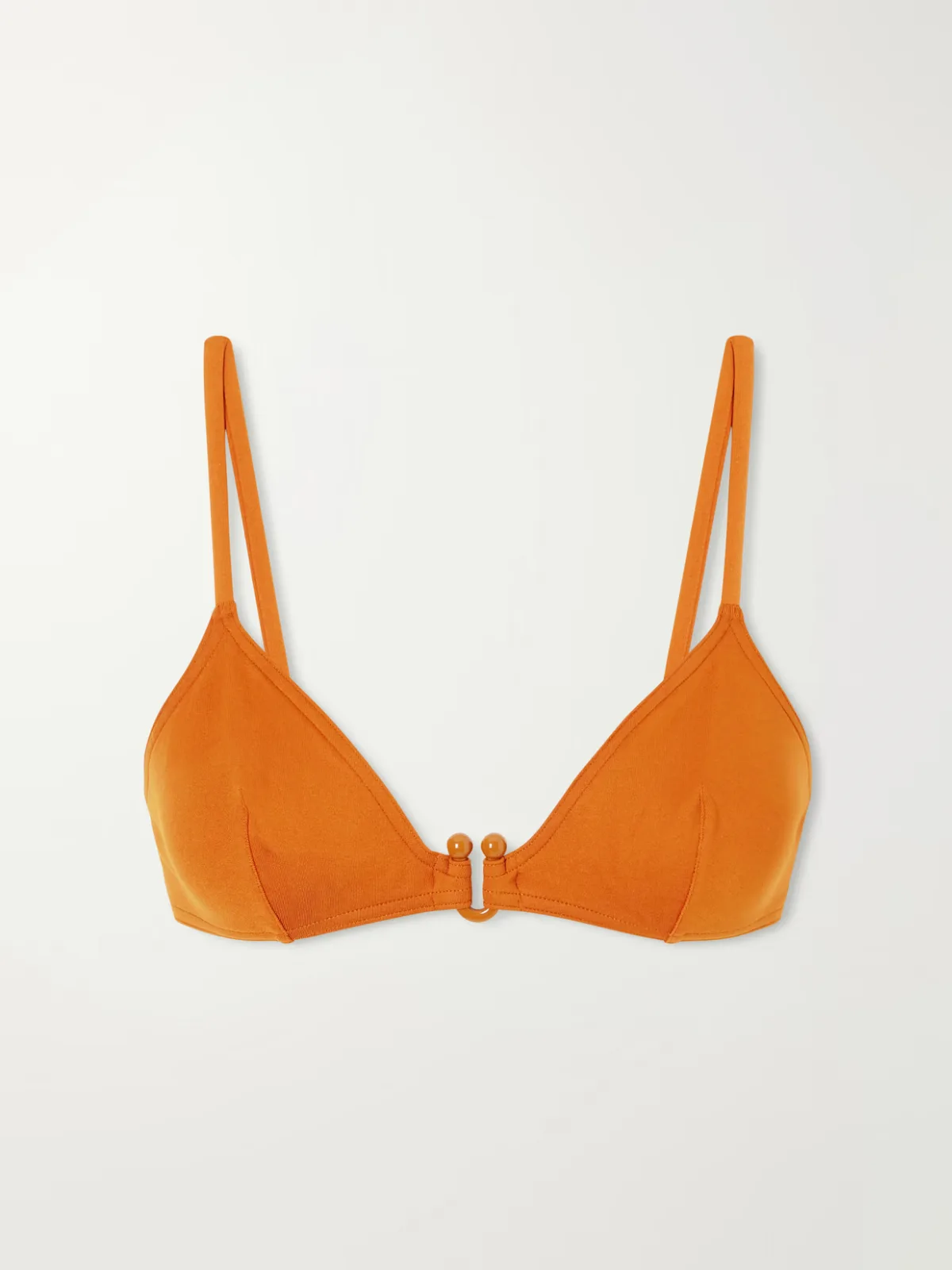 Stylish Embellished Triangle Bikini Top by Eres