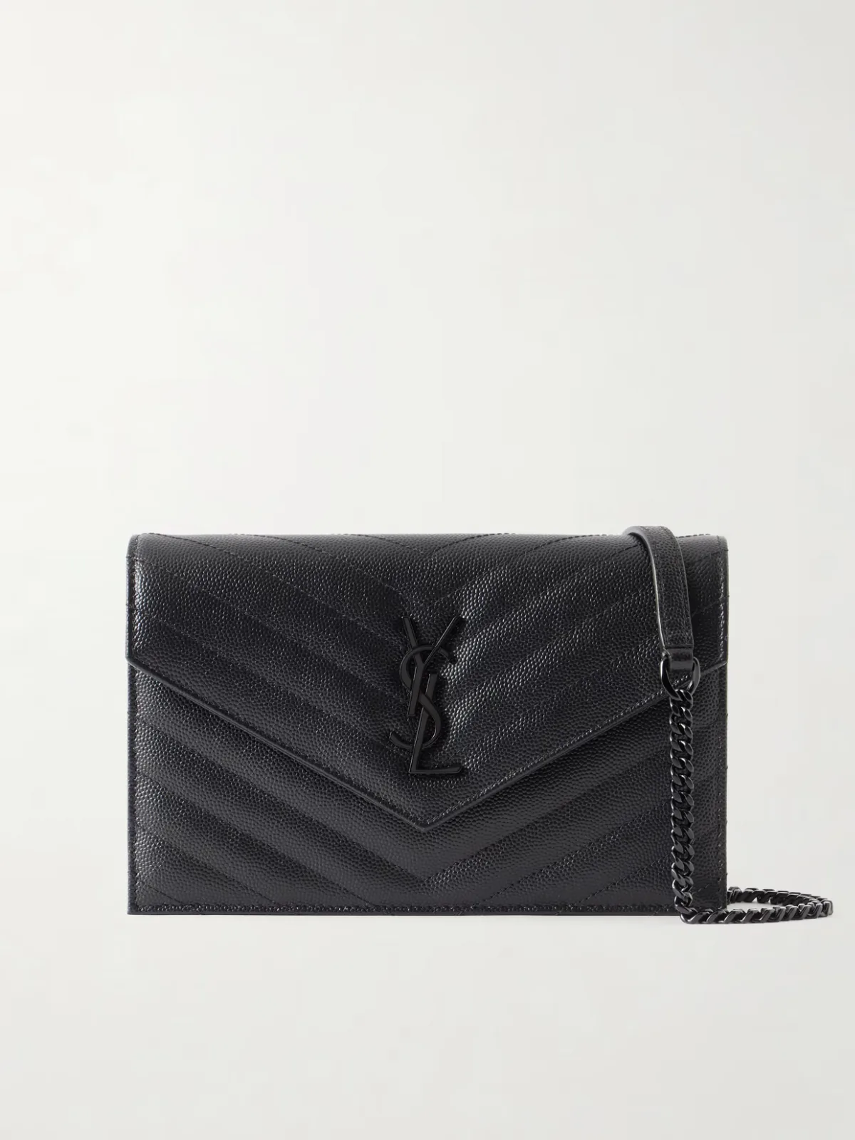Cassandre Mini Matelassé Textured-Leather Shoulder Bag by SAINT LAURENT
