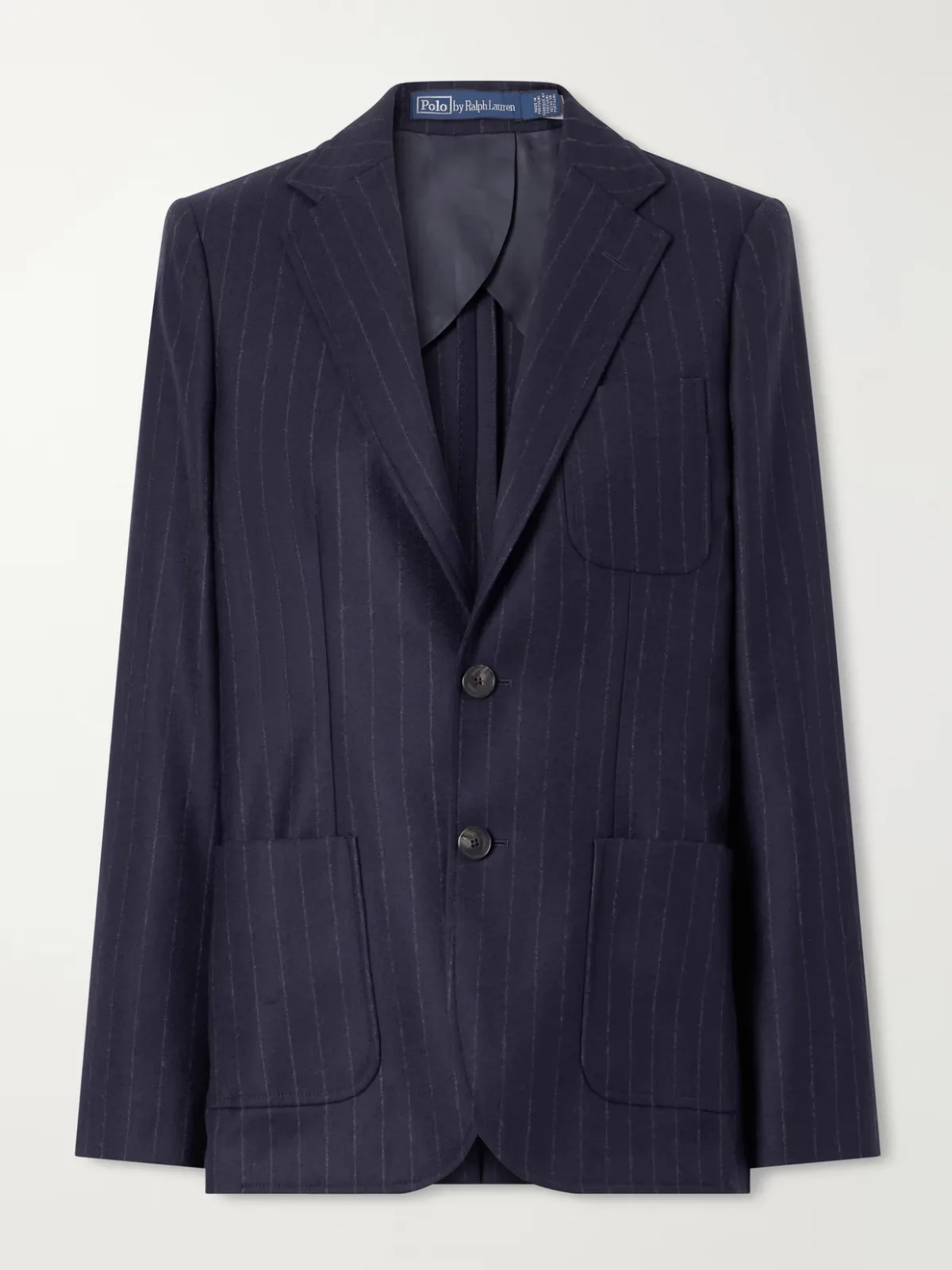 Pinstriped Wool Blazer by Polo Ralph Lauren