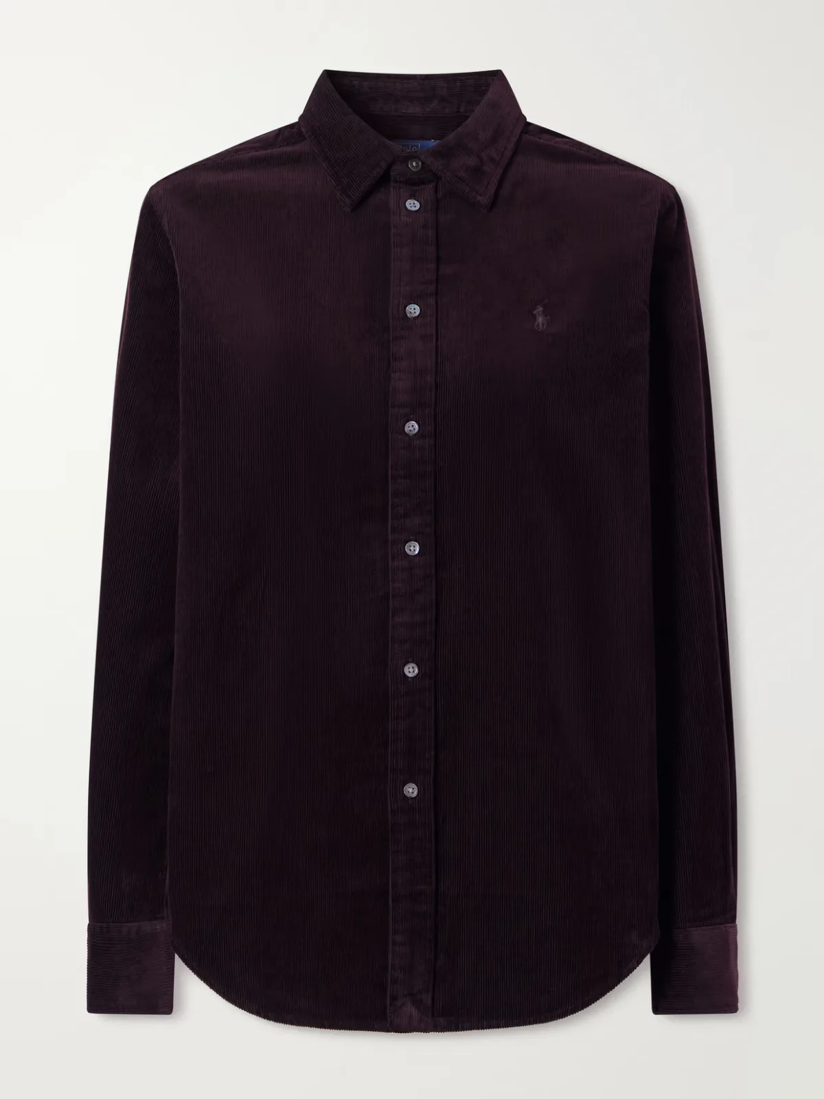 Logo-Embroidered Cotton-Corduroy Shirt by Polo Ralph Lauren