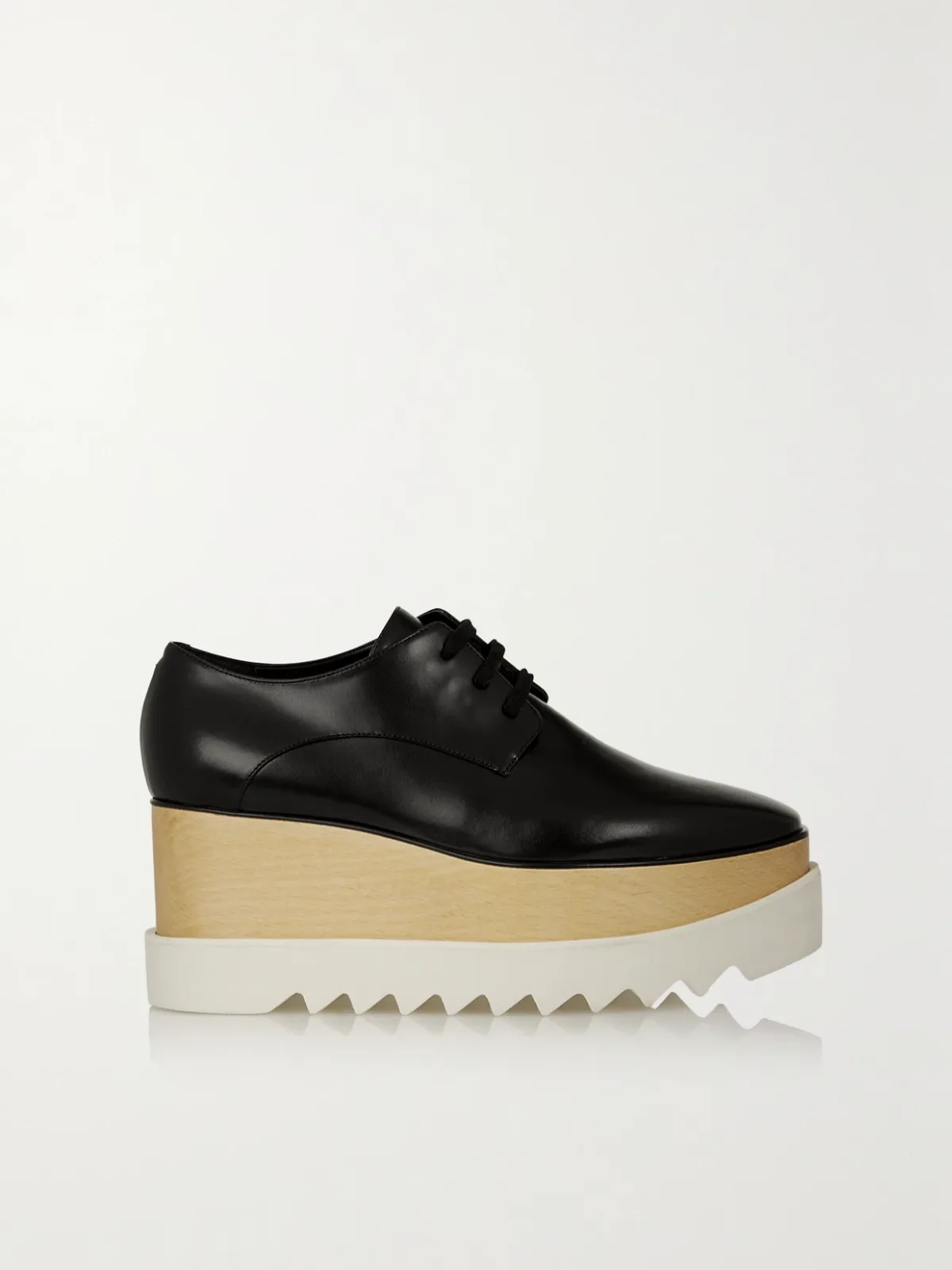 Elyse Vegetarian Material Platform Brogues by Stella McCartney