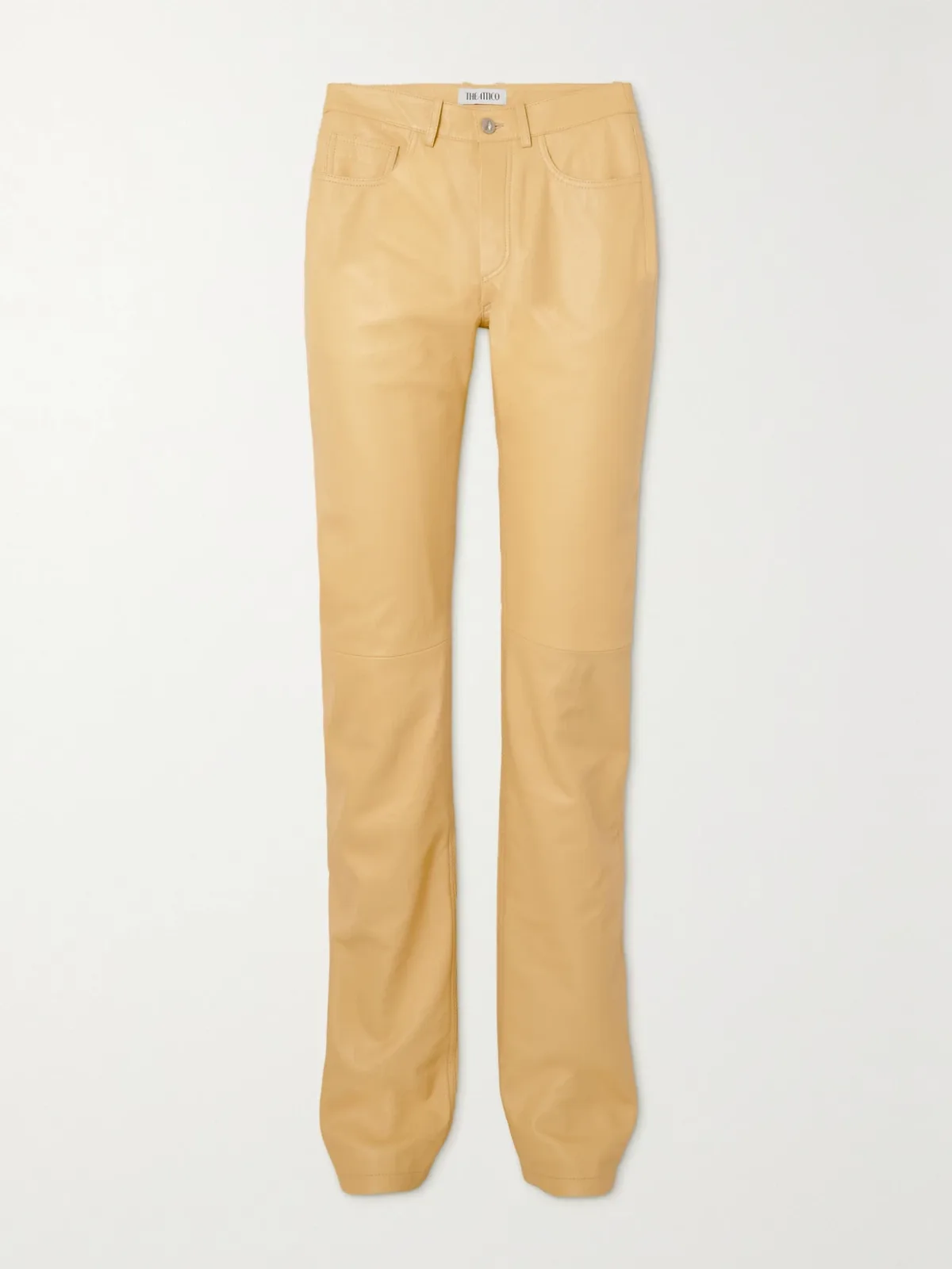 Leather Straight-Leg Pants by The Attico