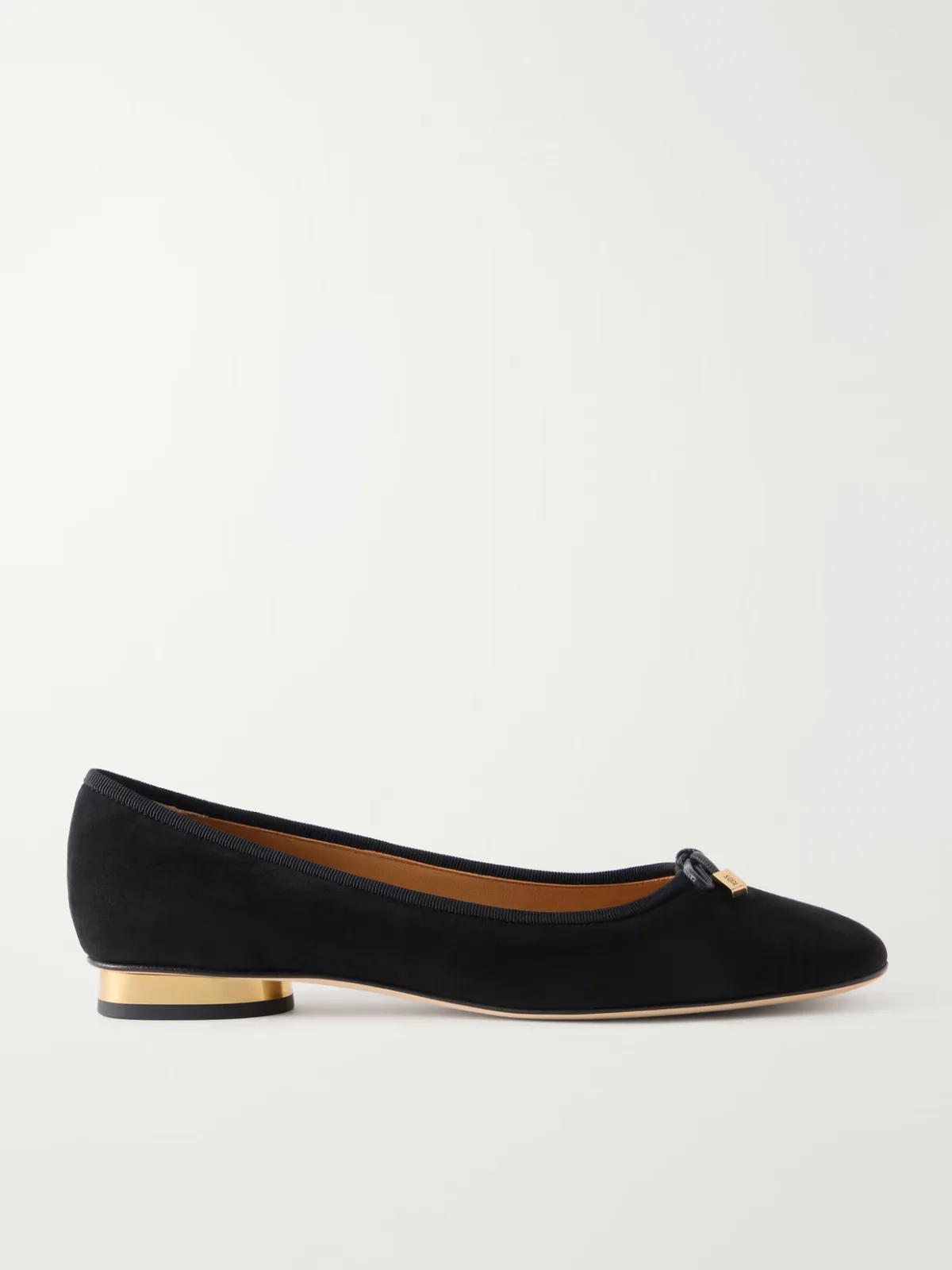 Suede Ballerina Flats by Tod's