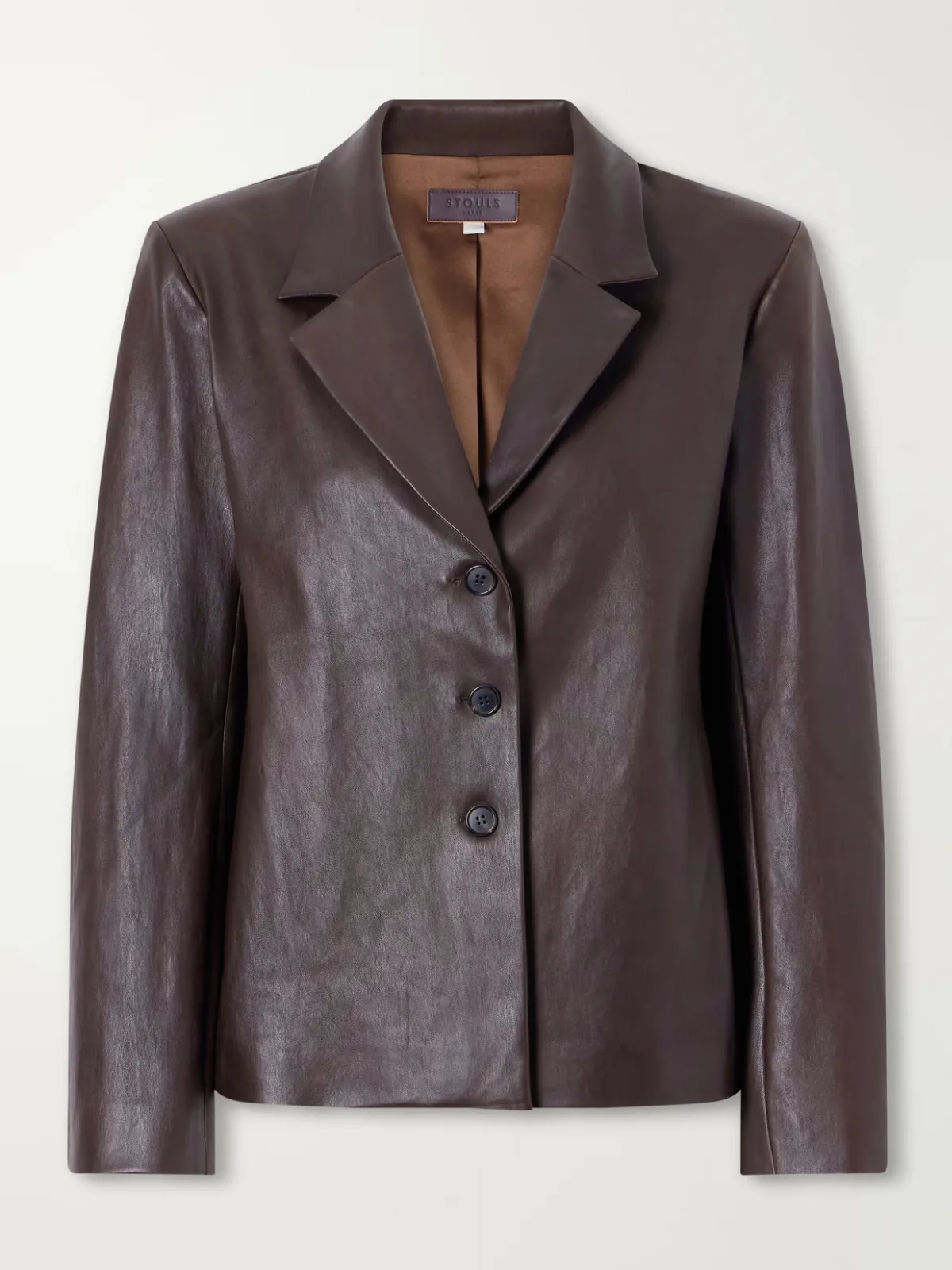 Helly Leather Blazer by STOULS