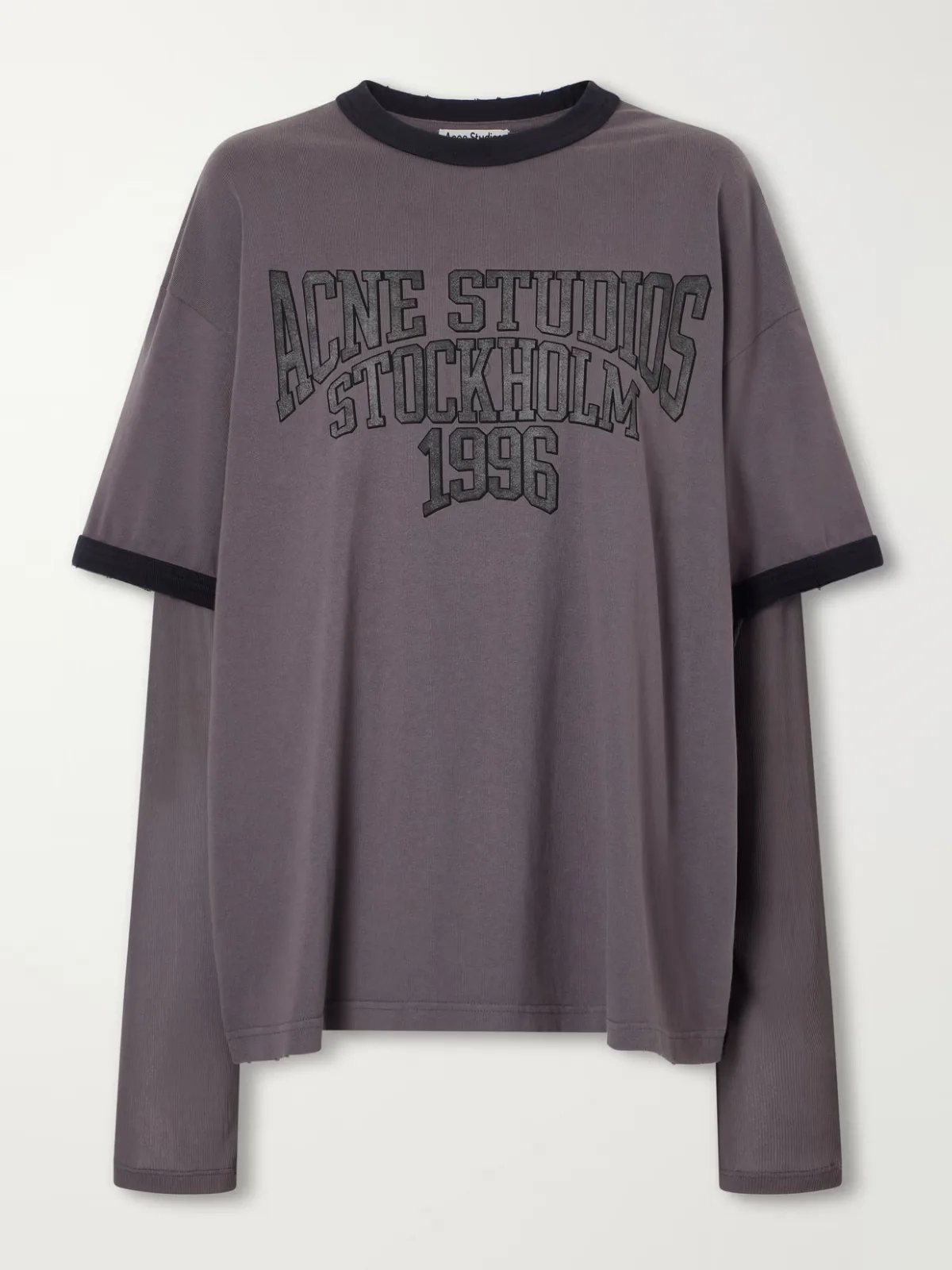 Logo-Print Cotton-Jersey T-Shirt by Acne Studios