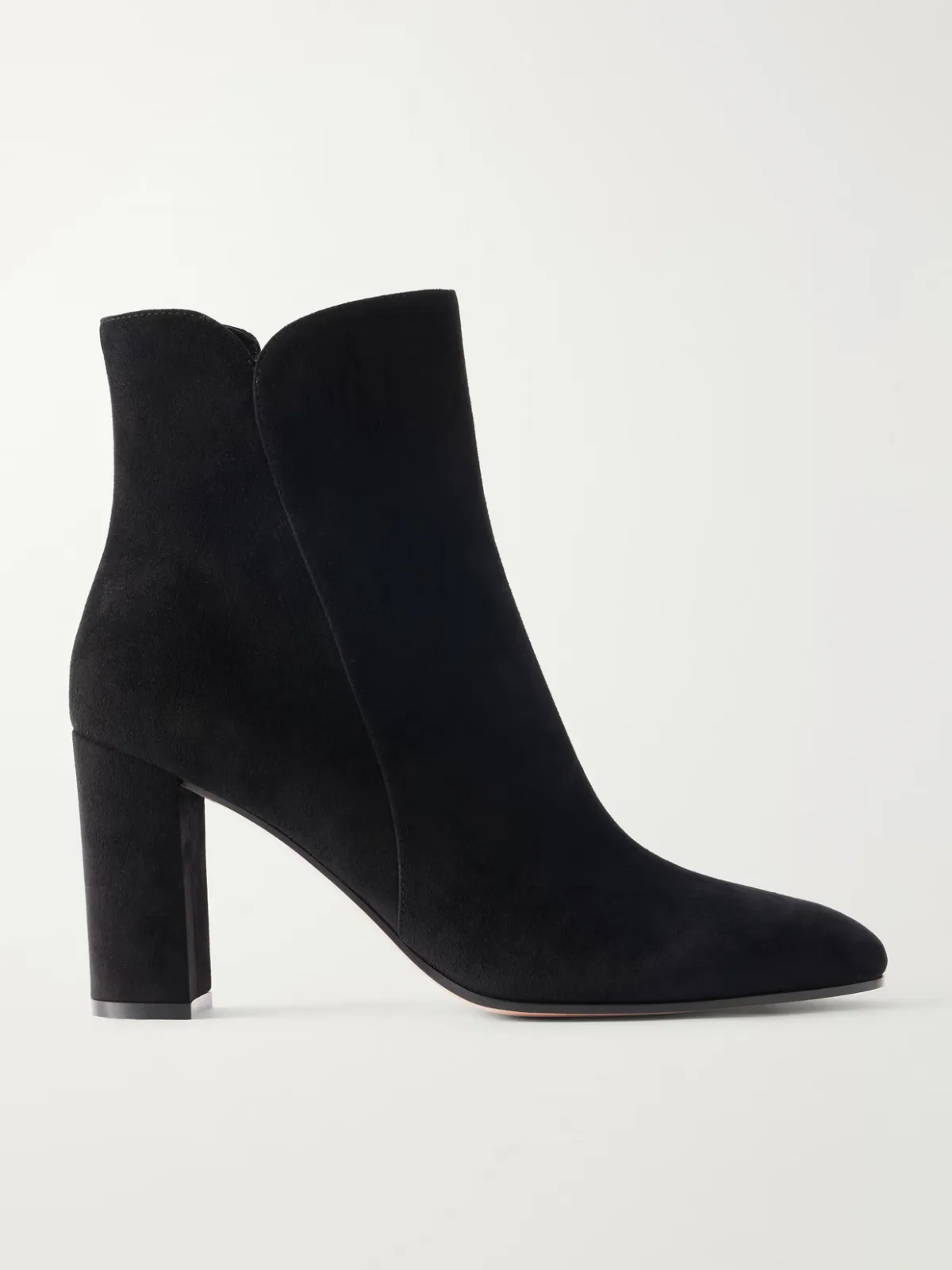 85 Suede Heeled Ankle-Boots by Gianvito Rossi