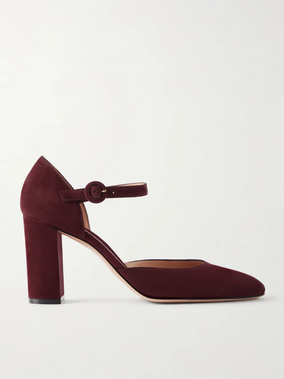 85 Suede Mary Jane Pumps by Gianvito Rossi