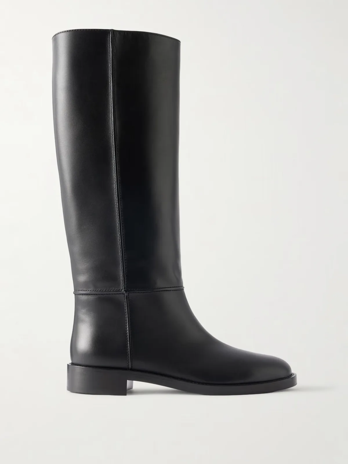 Riding Leather Knee-Height Boots by Gianvito Rossi