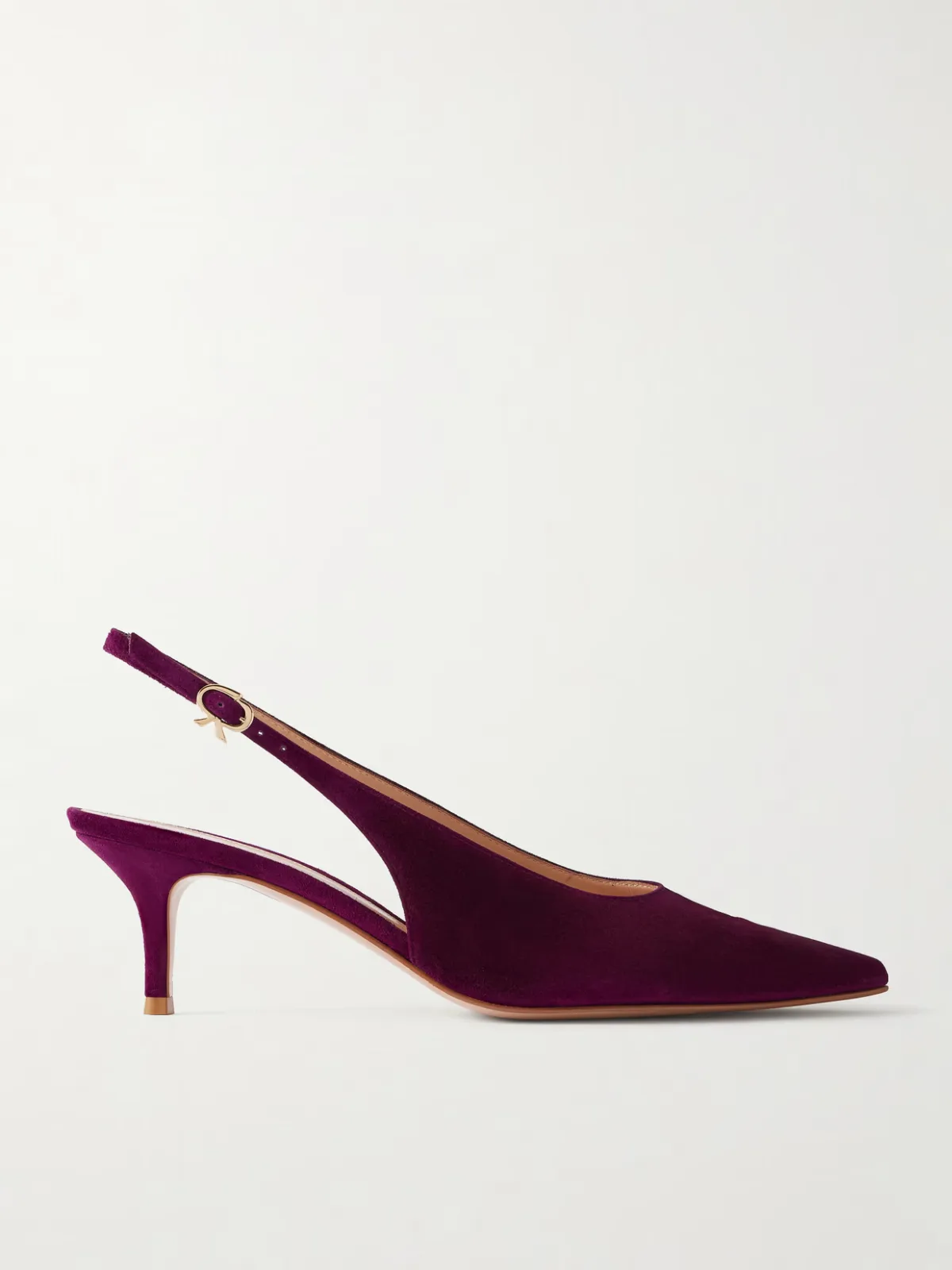 Robbie Sling 55 Kitten Heel Slingback Pumps by Gianvito Rossi