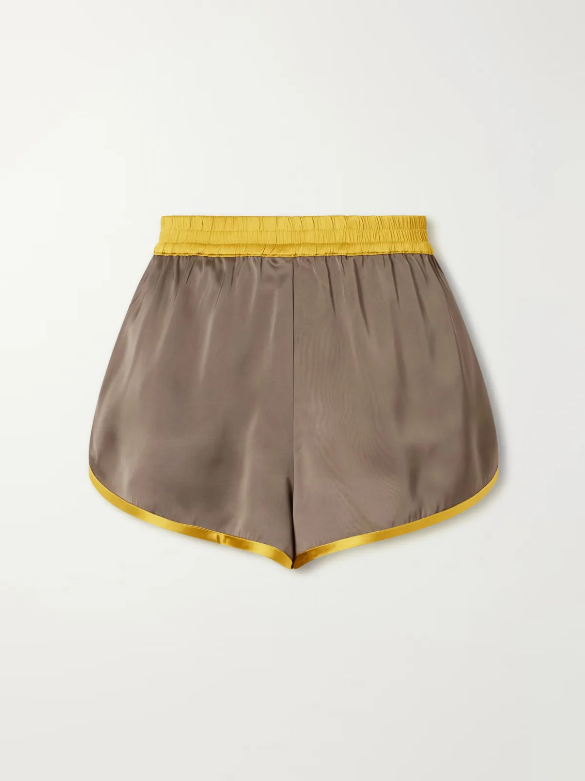 Aero Satin Shorts by STAUD