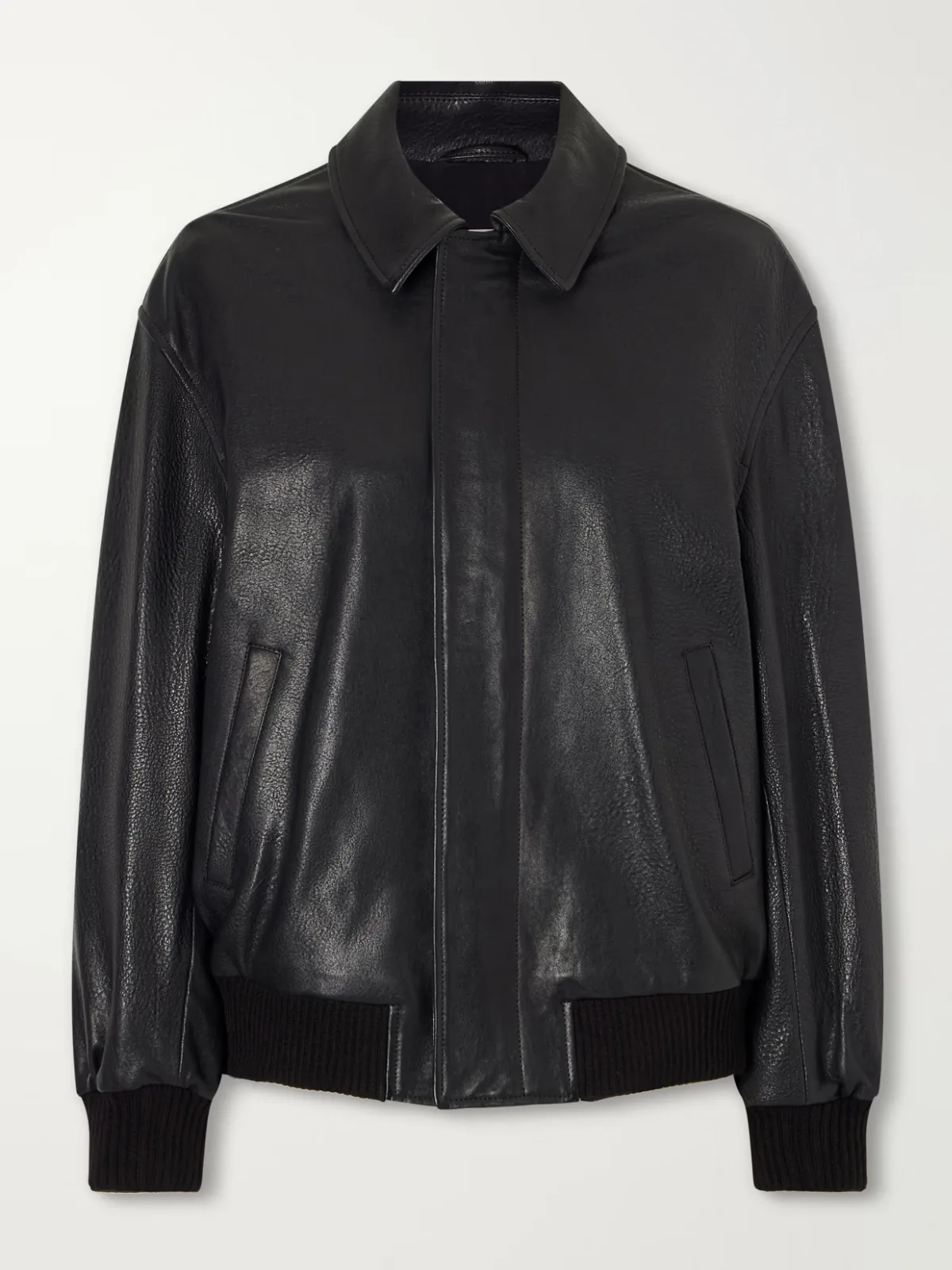 Toyen Leather Jacket by Nour Hammour