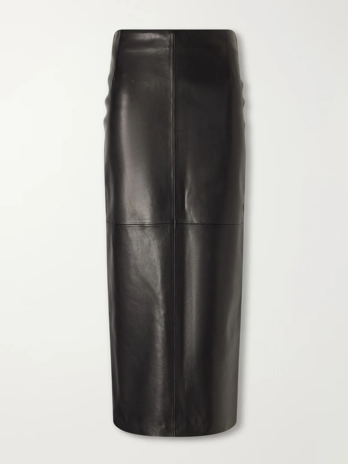 Selly Paneled Leather Maxi Skirt by Nour Hammour