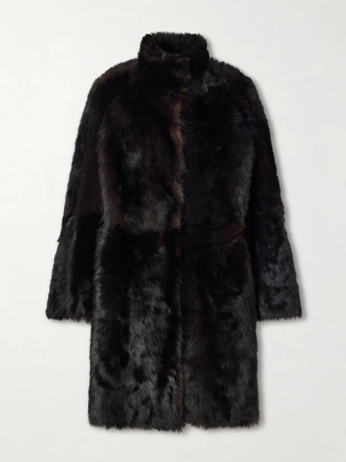 Blaise Shearling Coat by Nour Hammour