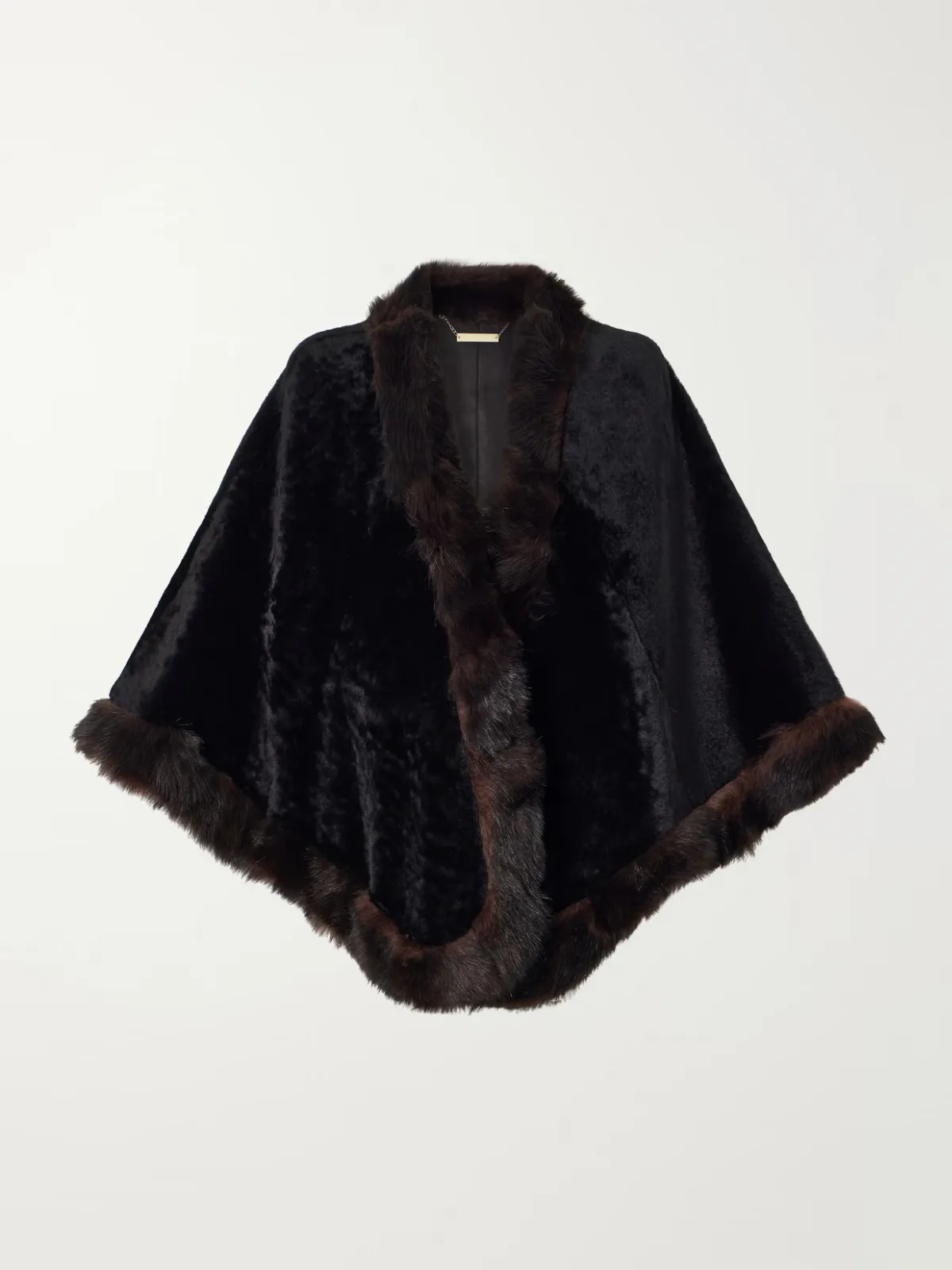 Shearling Shawl by Nour Hammour