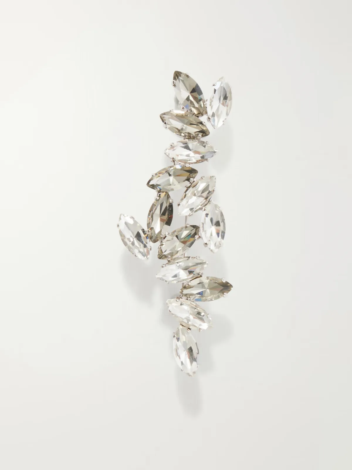 Silver-Tone Crystal Brooch by Erdem