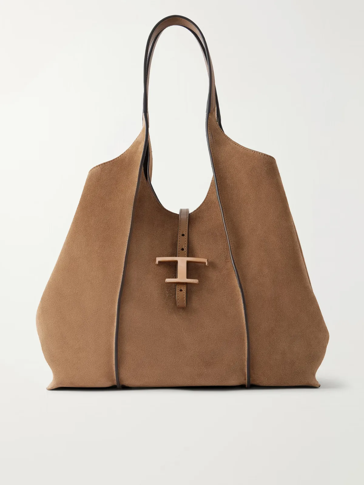 T Timeless Suede Shoulder Bag by Tod's