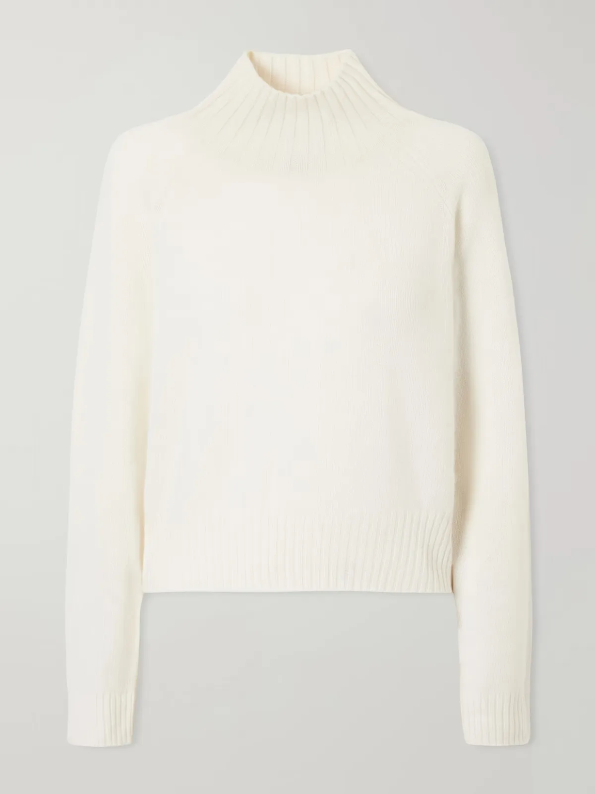 Mock-Neck Cashmere Sweater by Allude