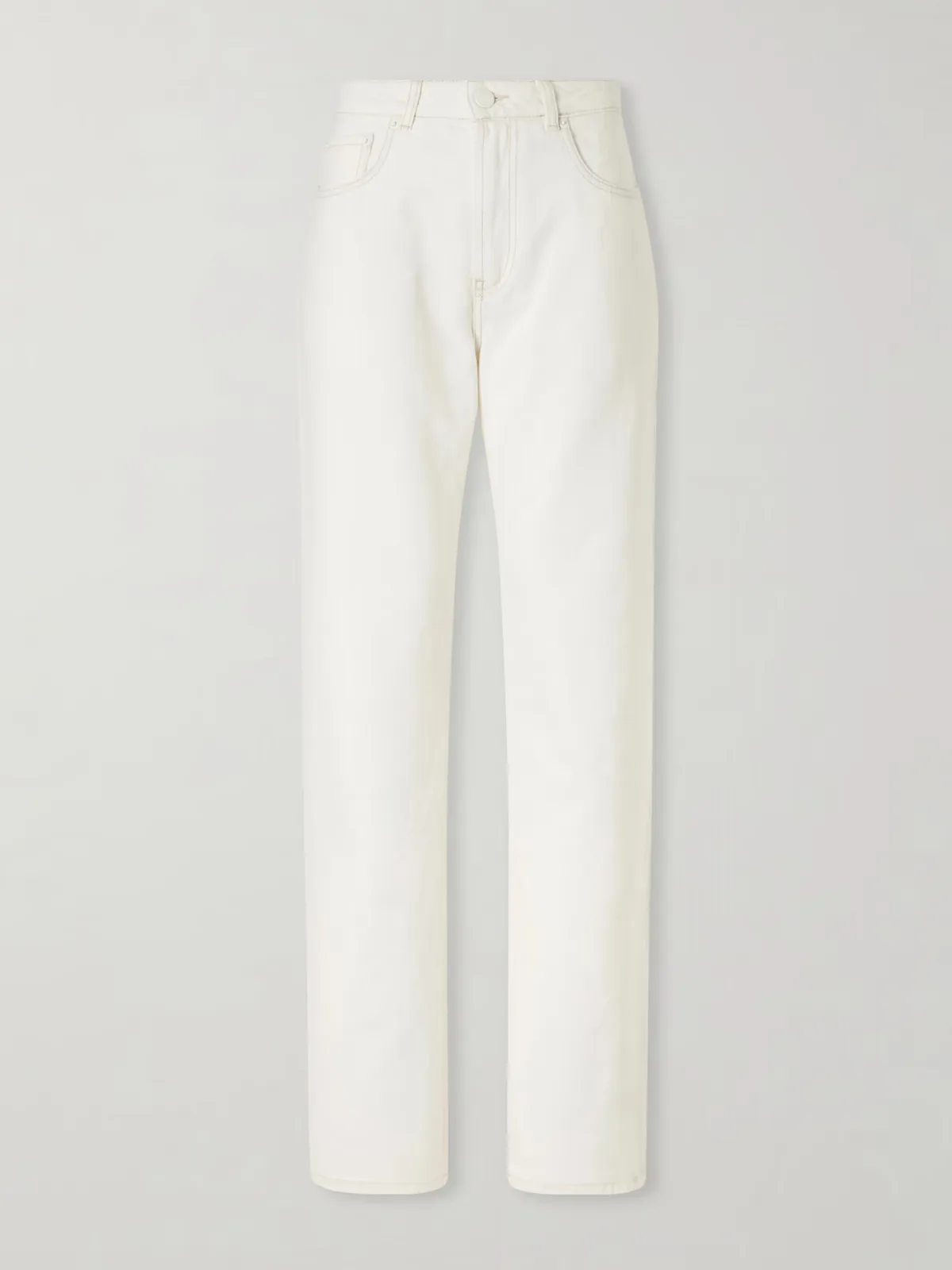 Mid-Rise Wide-Leg Jeans