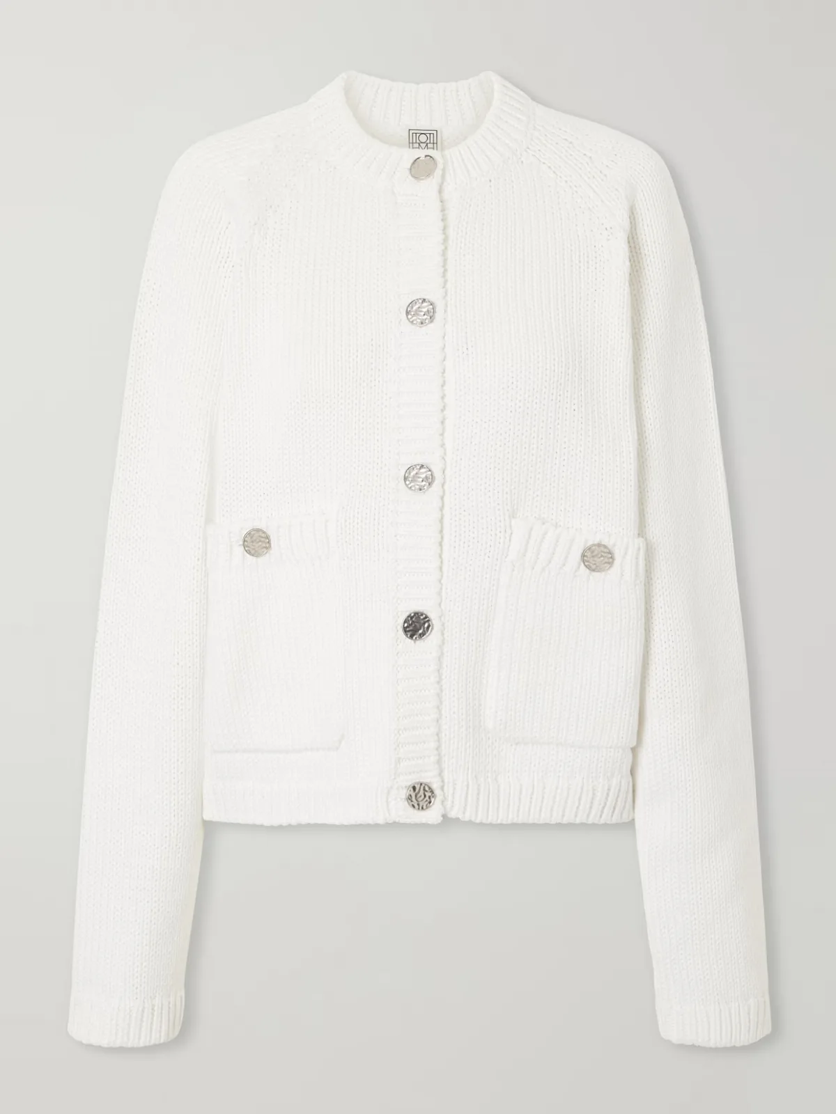 Organic Cotton Cardigan by TOTEME