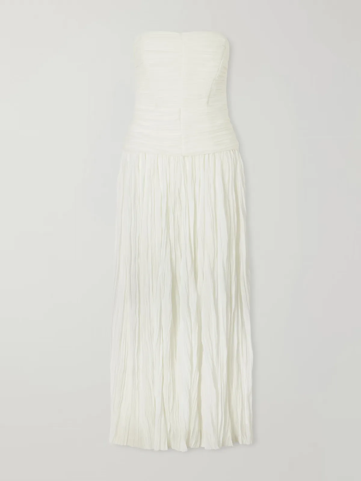 Danielle Crinkled Bustier Gown by SIMKHAI