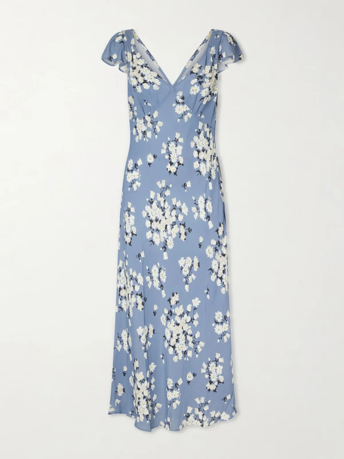 Cathy Floral-Print Crepe Midi Dress by RIXO