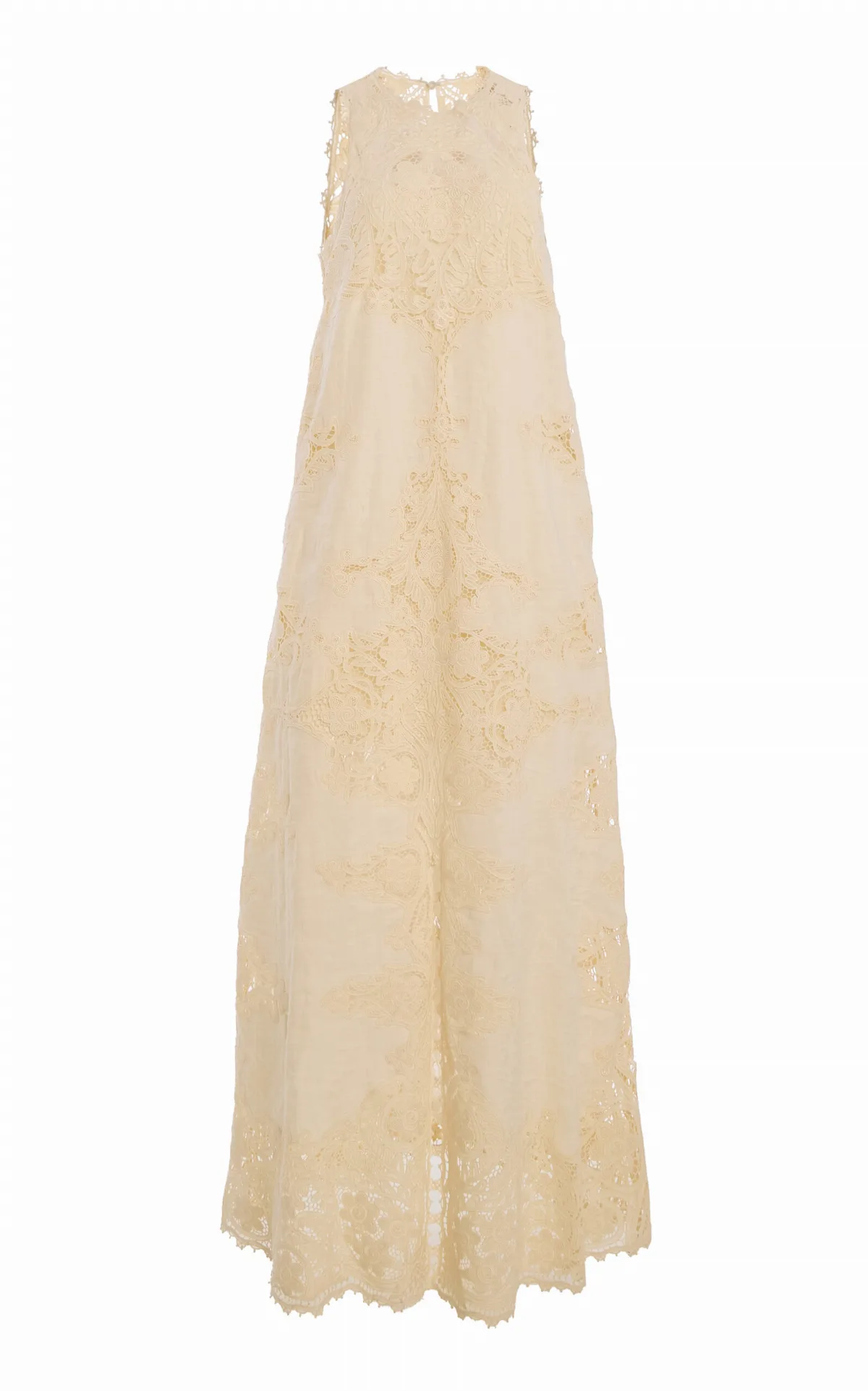 Coralite Linen Laced Dress