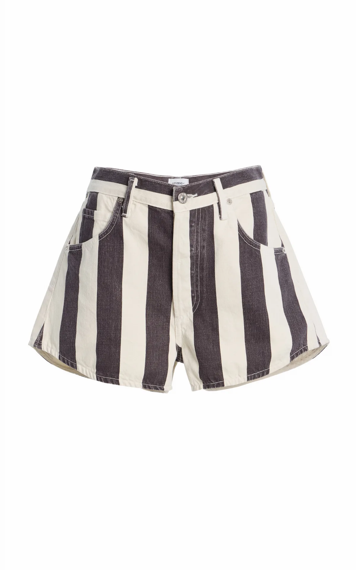 Abita Striped Denim Shorts by Citizens of Humanity