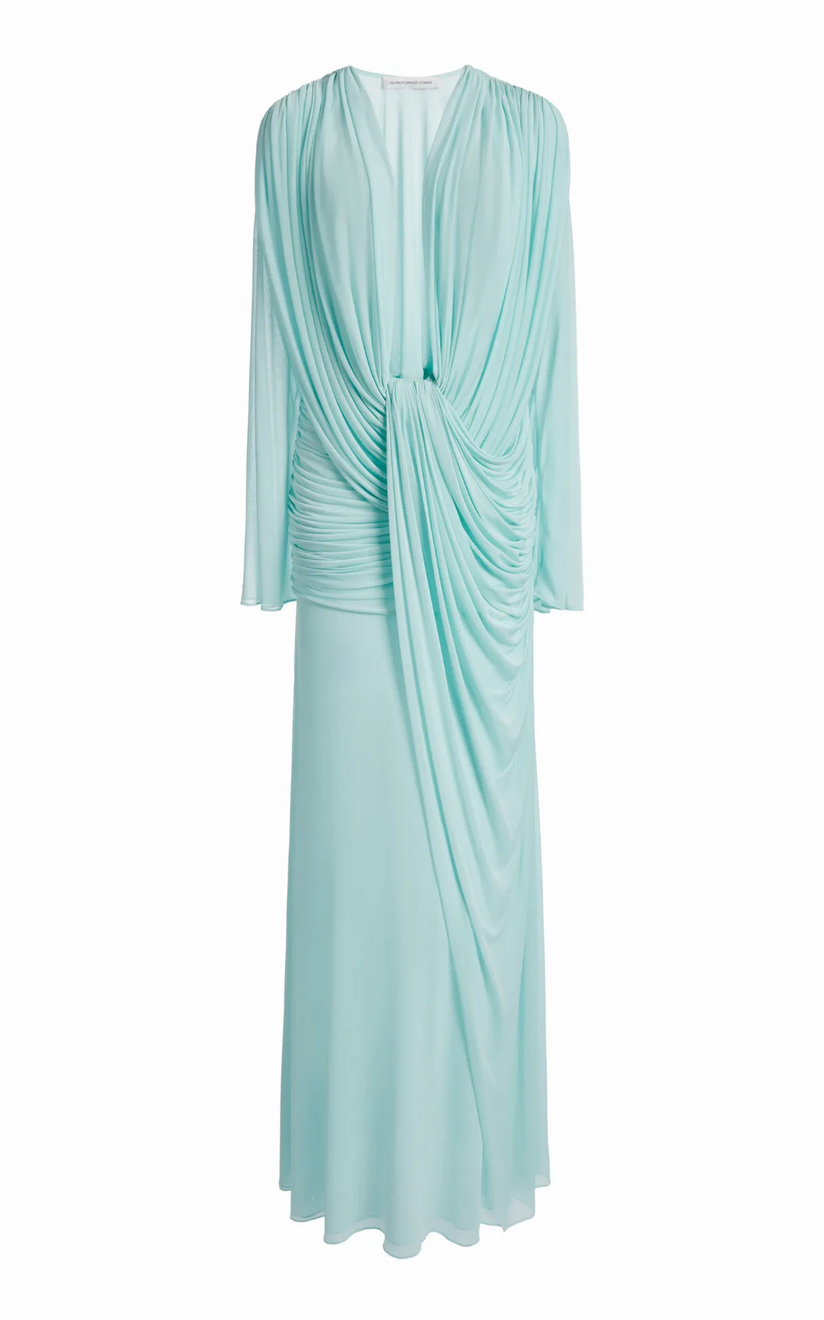 Ripple Draped Gown