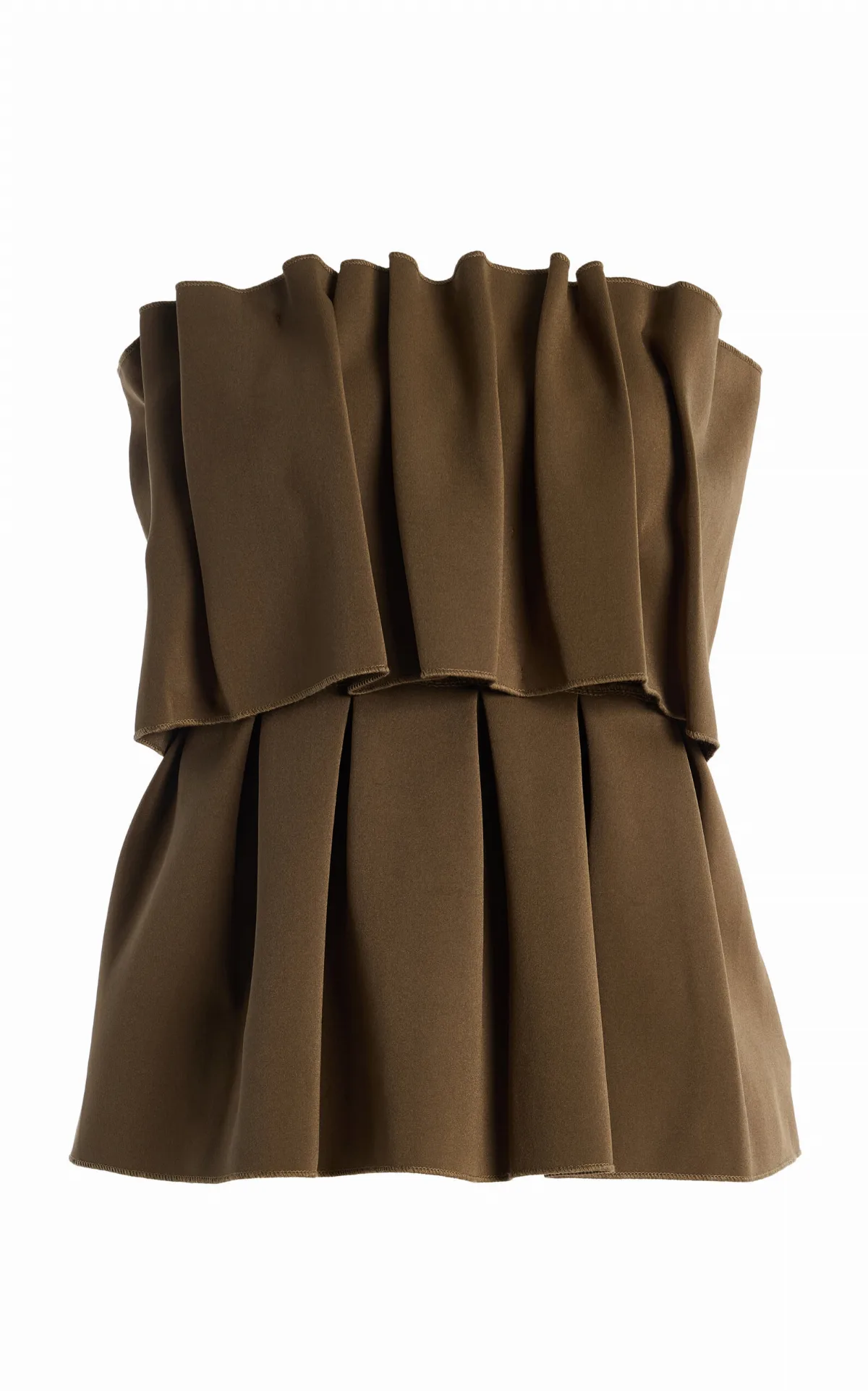 Ruffled Strapless Top by House of Dagmar