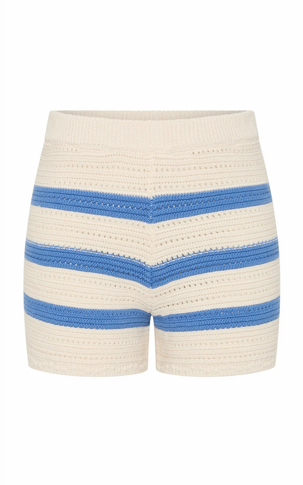 Manon Striped Cotton Knit Short by ROAME