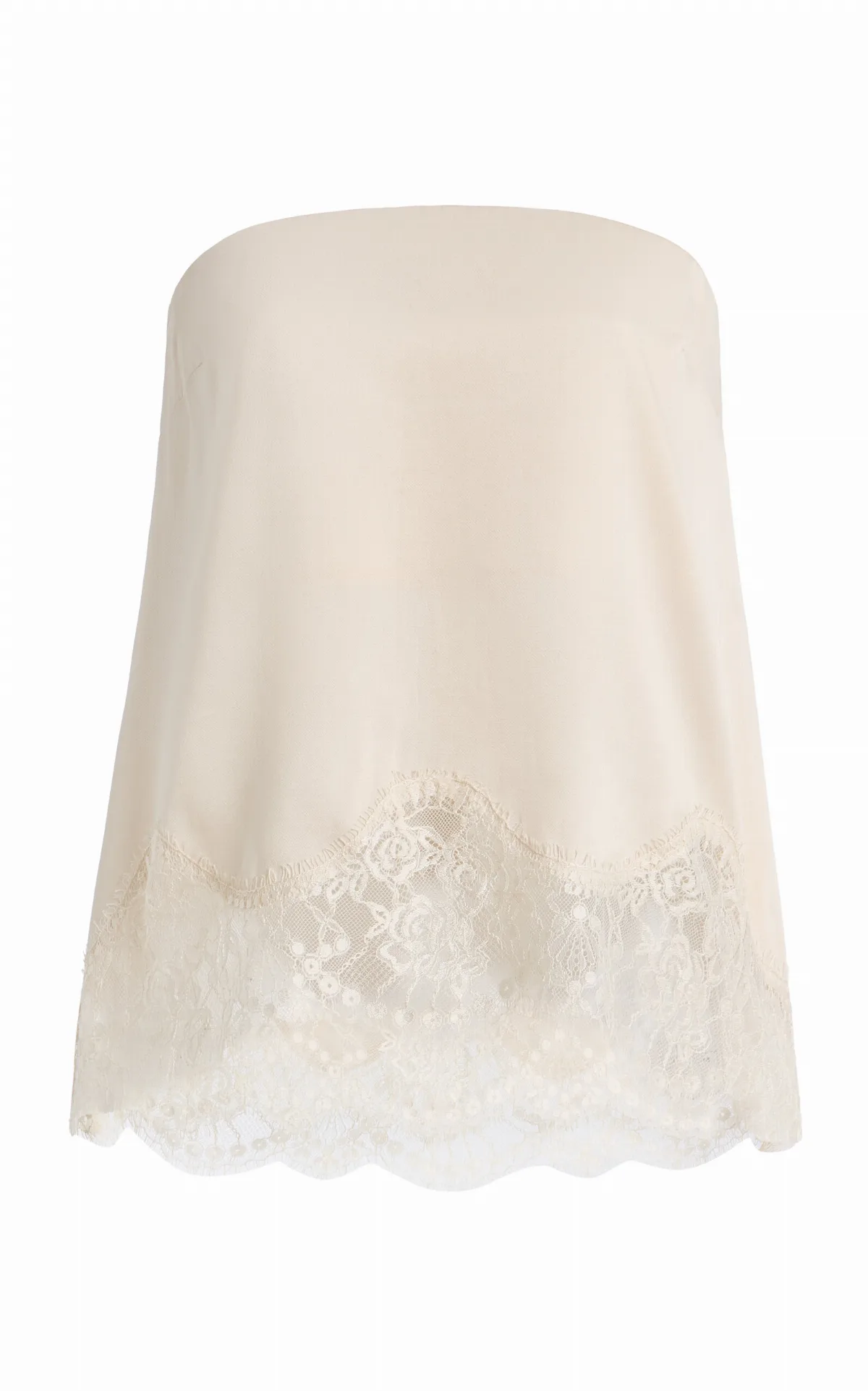 Visions Lace Strapless Top by Third Form
