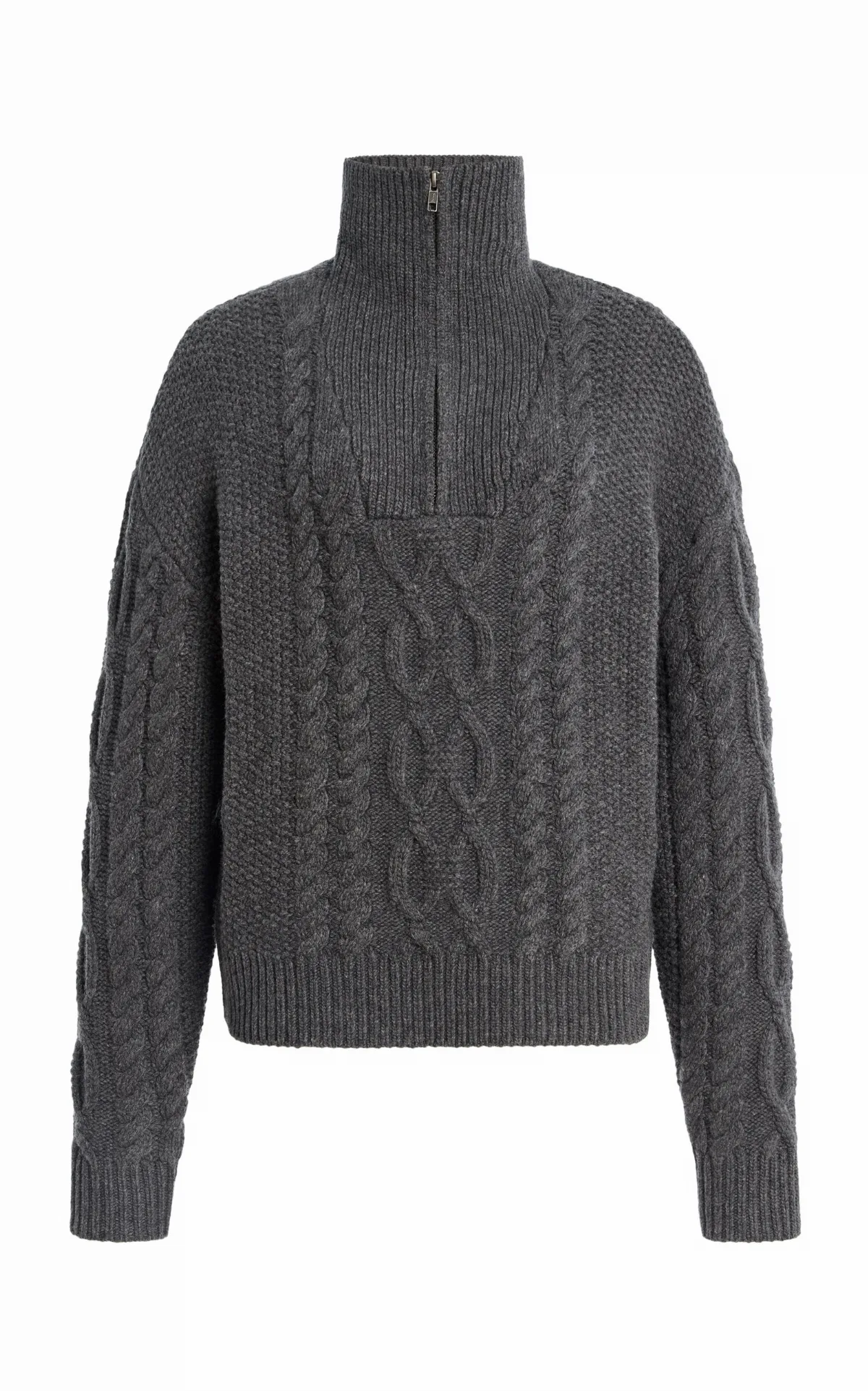 Como Cable-Knit Wool-Cashmere Sweater by THE GARMENT