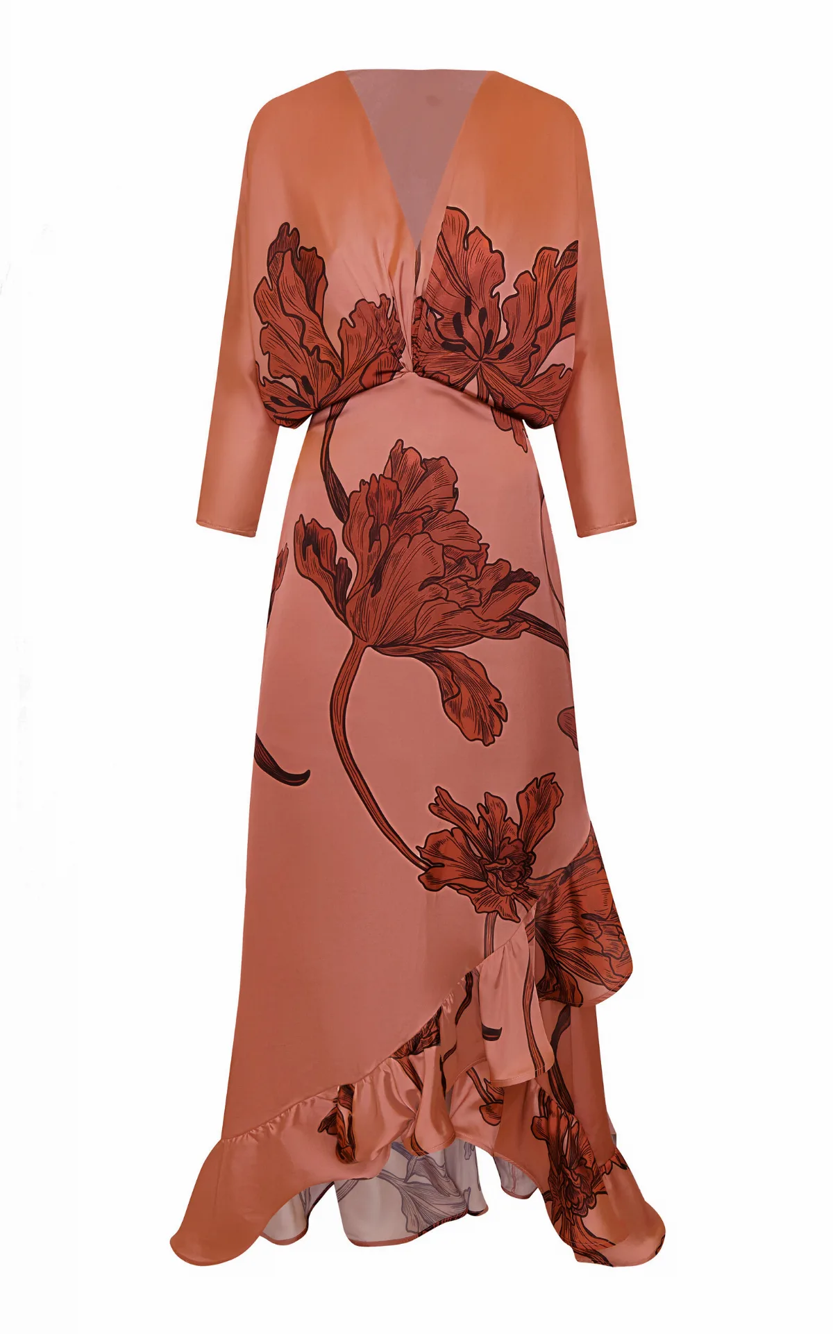 Lo Ancestral Printed Maxi Dress by Andres Otalora