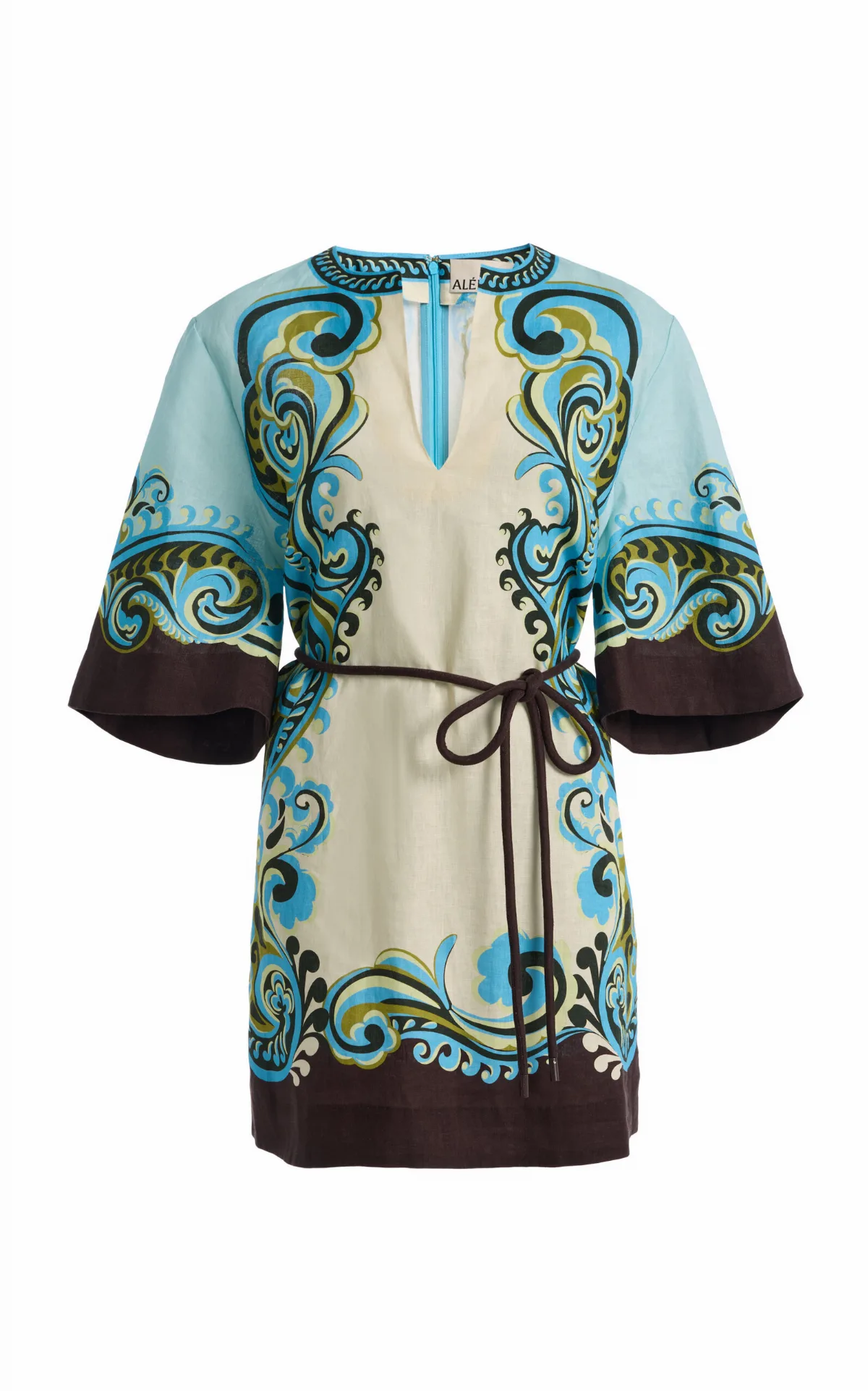 Natalia Printed Linen Mini Dress by ALÉMAIS