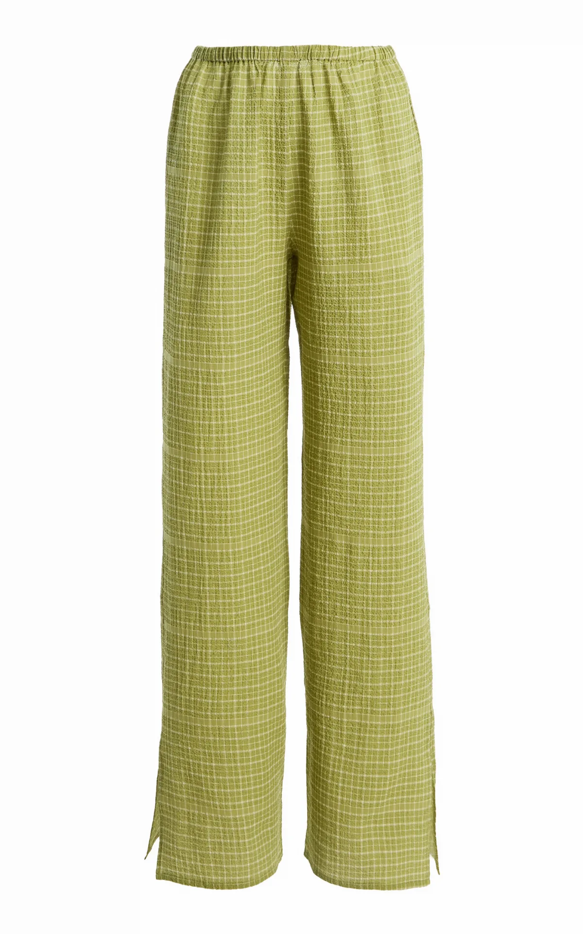 The Loreto Cotton-Blend Straight-Leg Pants by Asceno