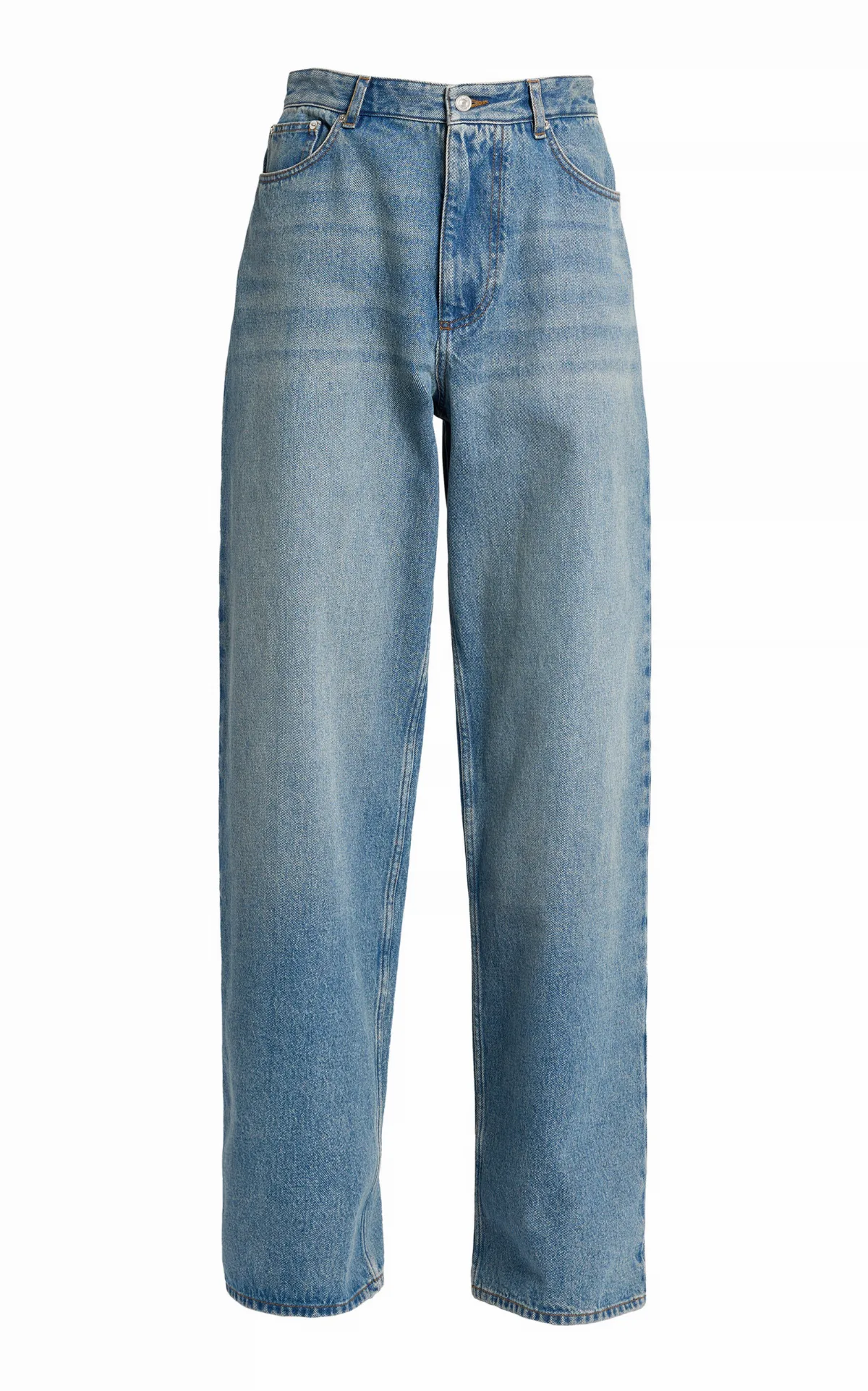Rigid Mid-Rise Straight-Leg Jeans by Erdem
