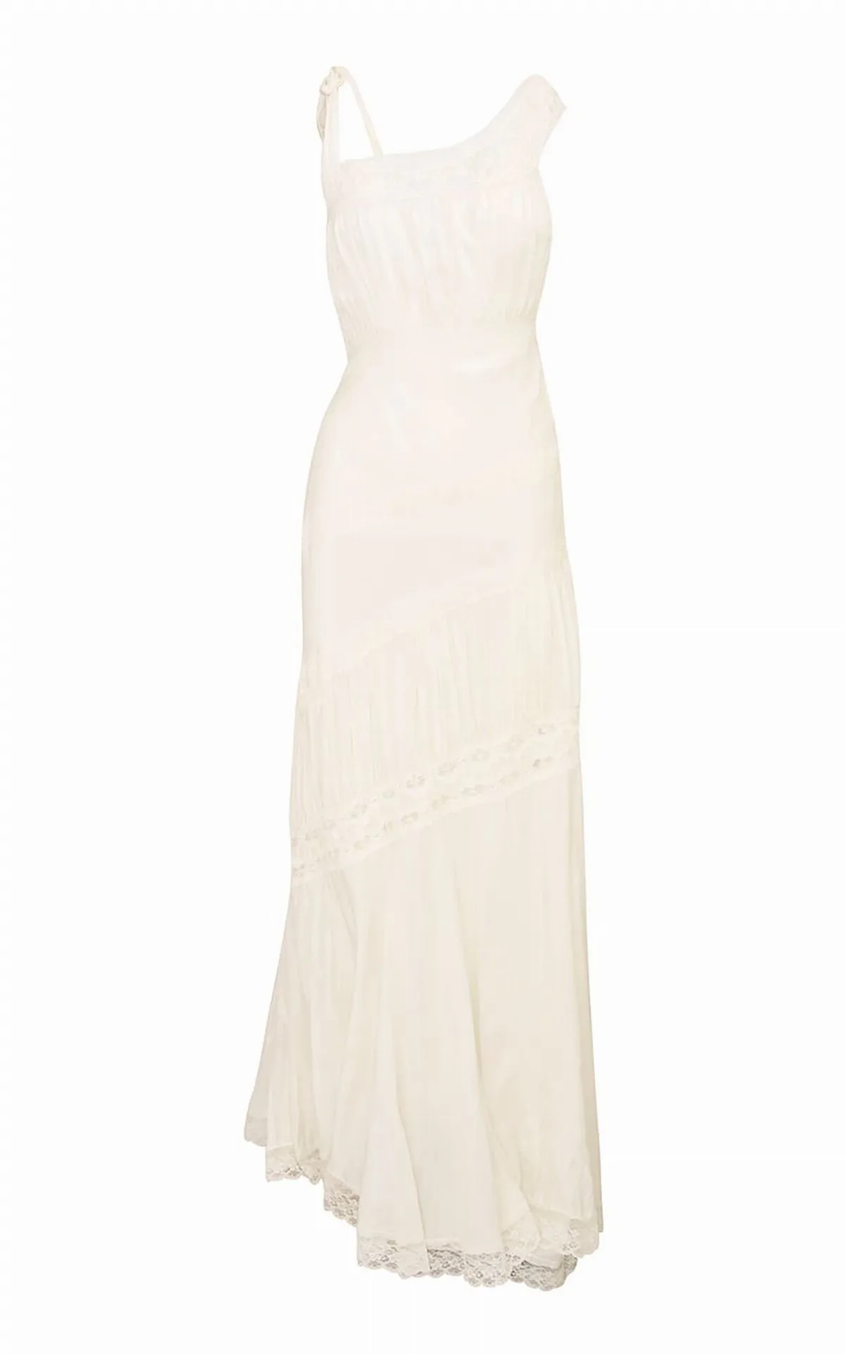 Andresy Habotai Silk Dress by LoveShackFancy